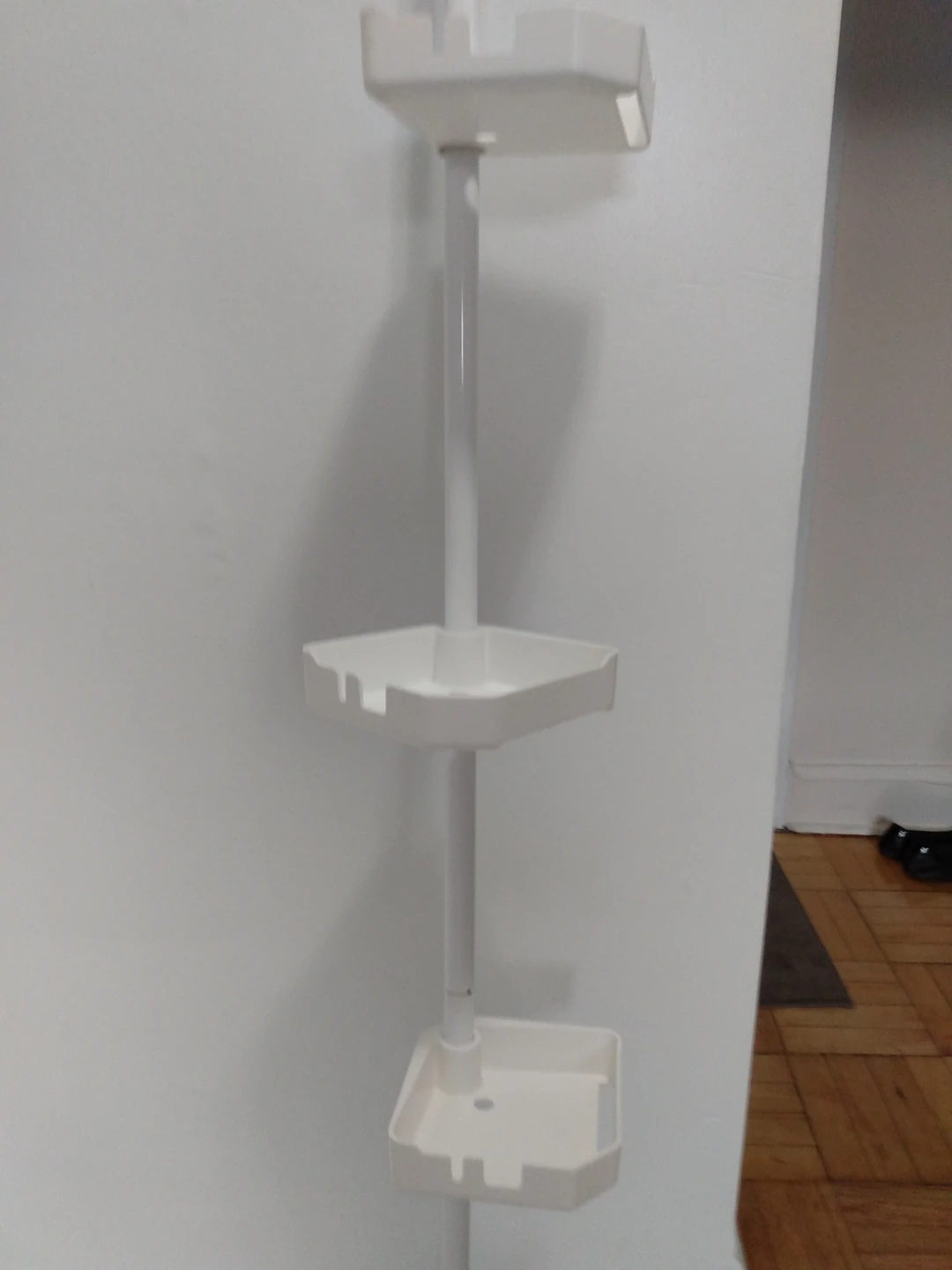 Adjustable Shower Caddy/Shelf Extension Pole.