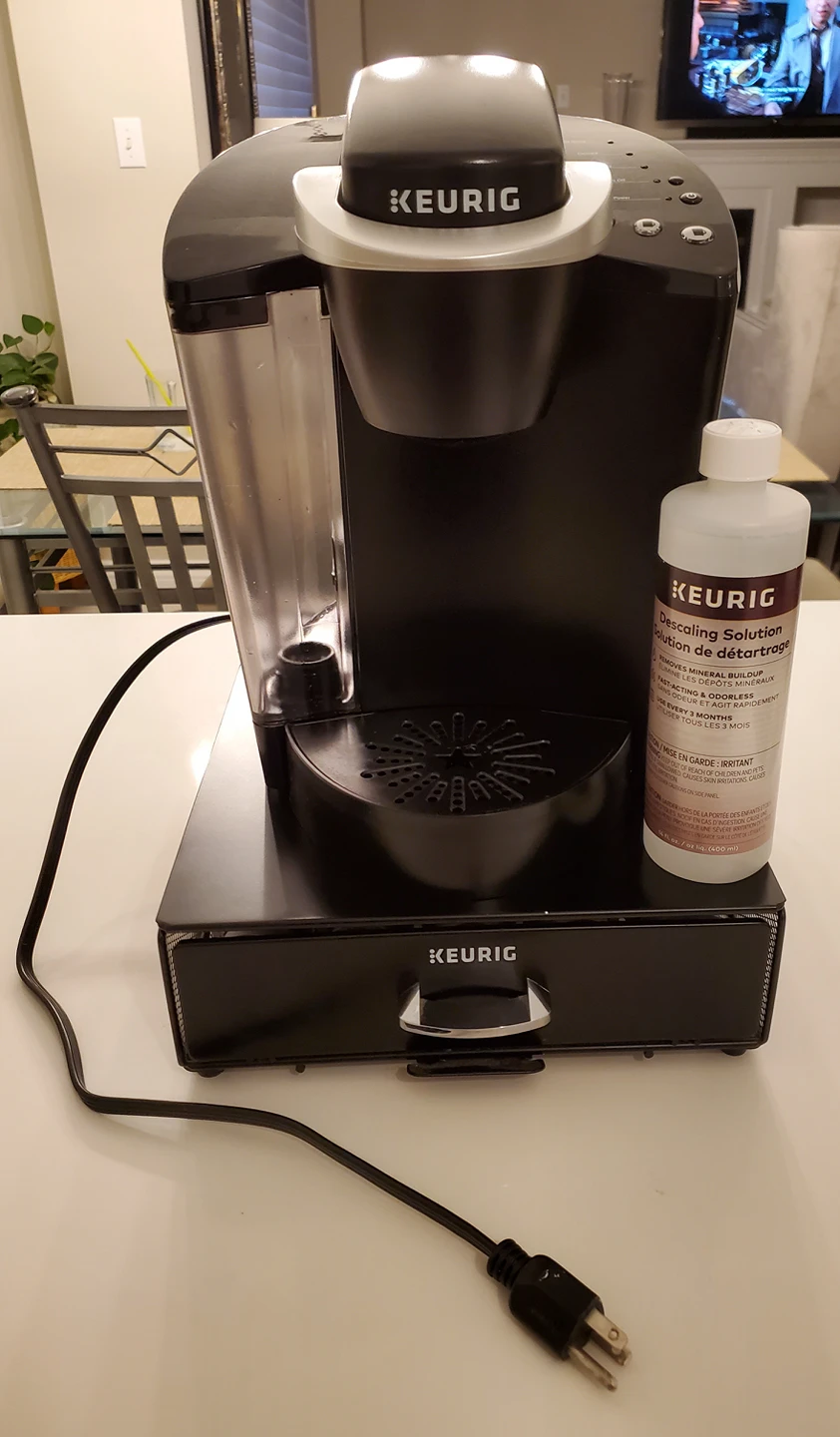 Keurig Coffee Maker and Pod drawer