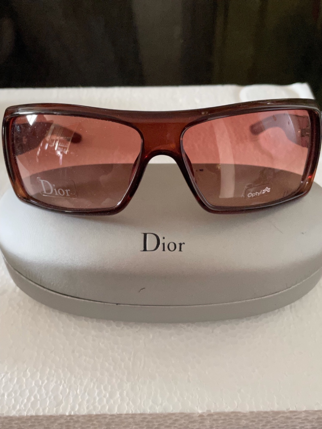 Christian Dior Party 1 Brown Sunglasses - Brand New