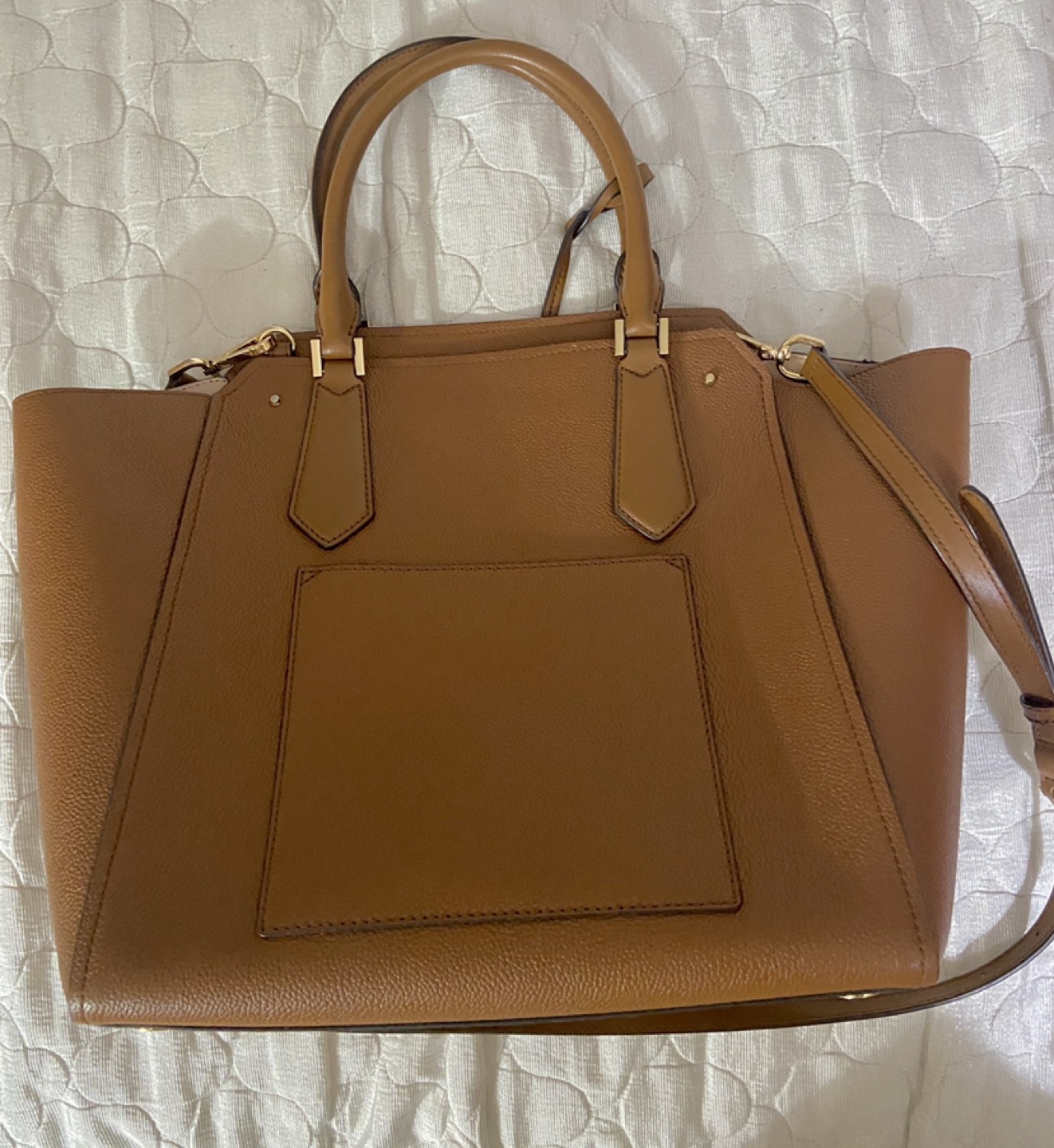 Michael Kors saffiano satchel  image indicator(3)