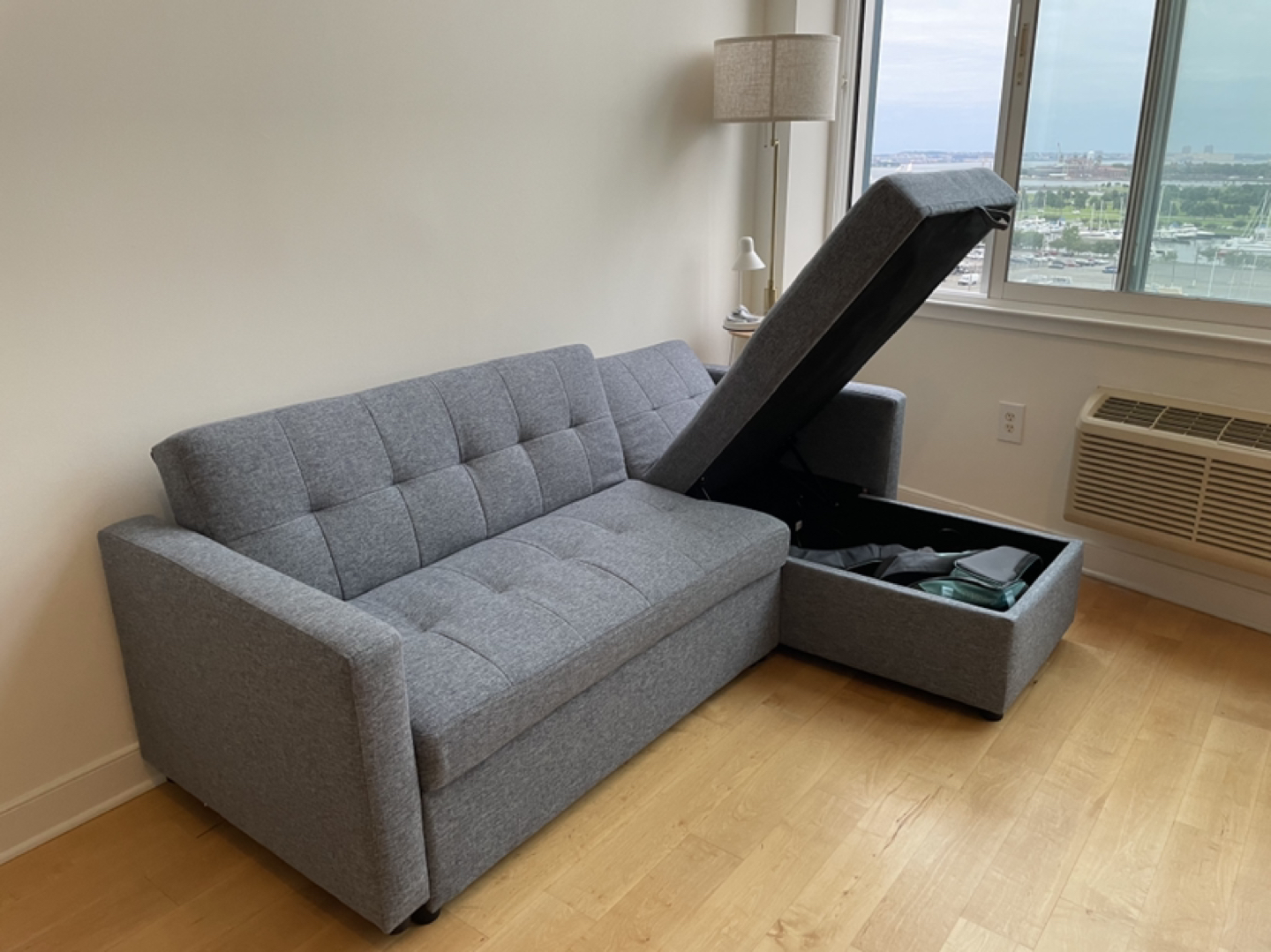Sofa Chaise (less than a month used!!) - photo 2