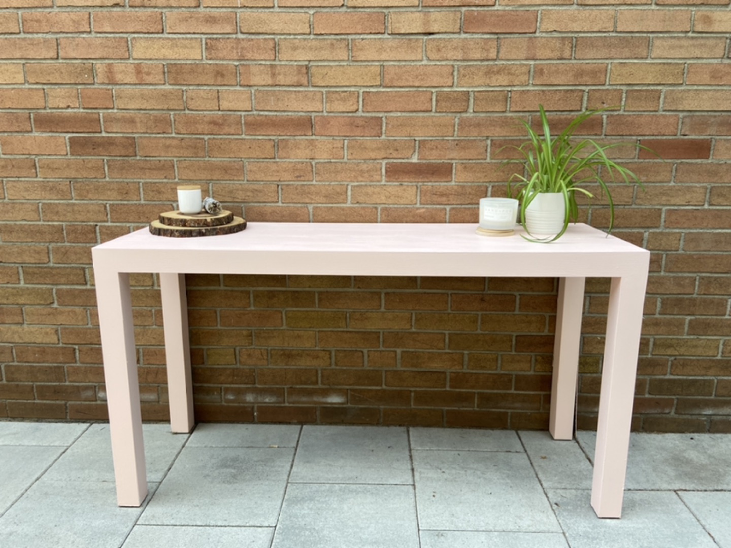 Pastel Pink Console Table