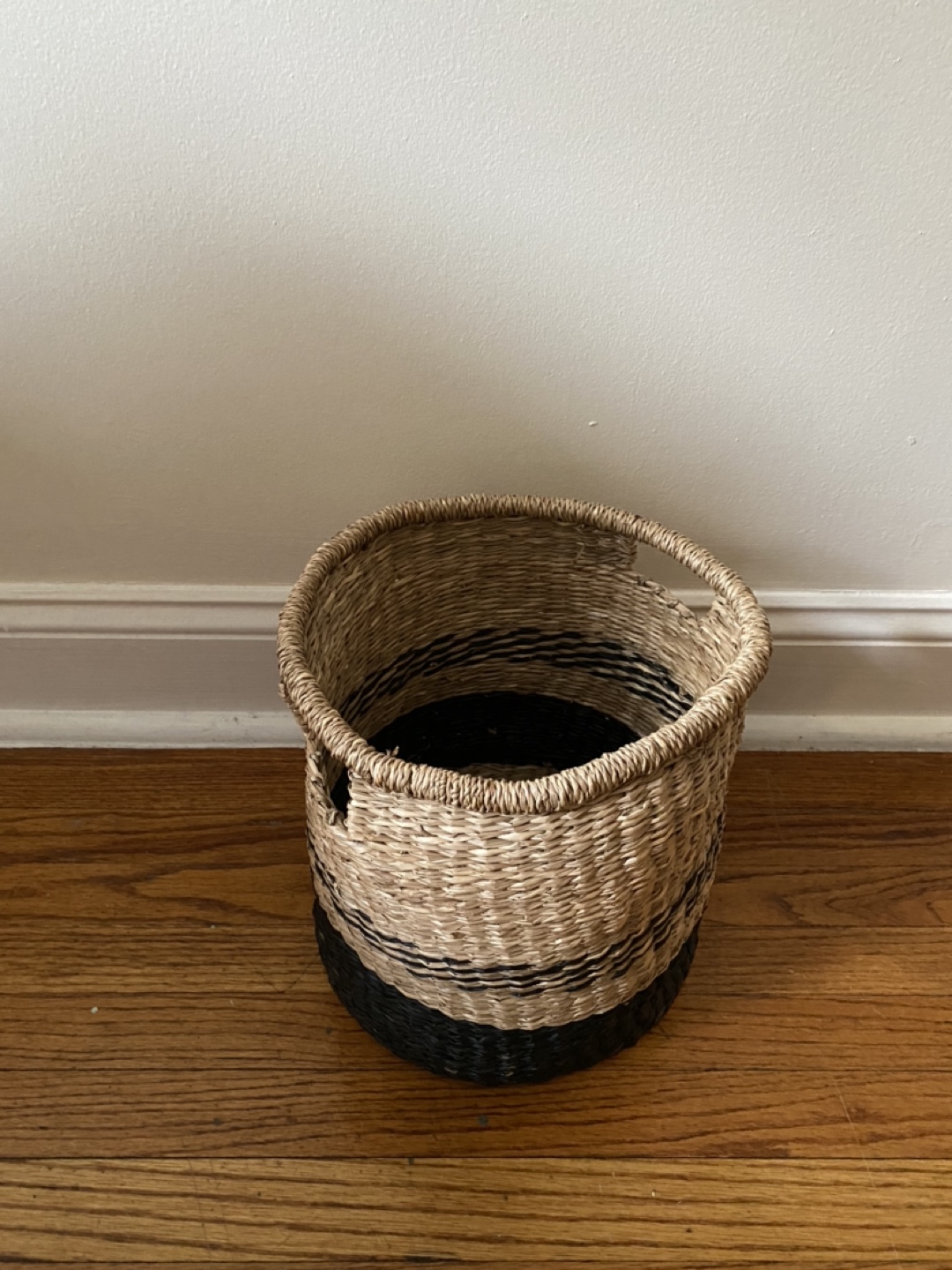 Woven Basket 11inx11in & DIY Wood Flowerpot  - photo 2