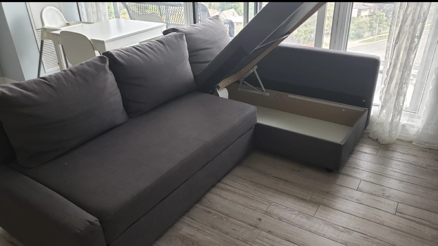 IKEA Sofa bed with storage  - photo 3
