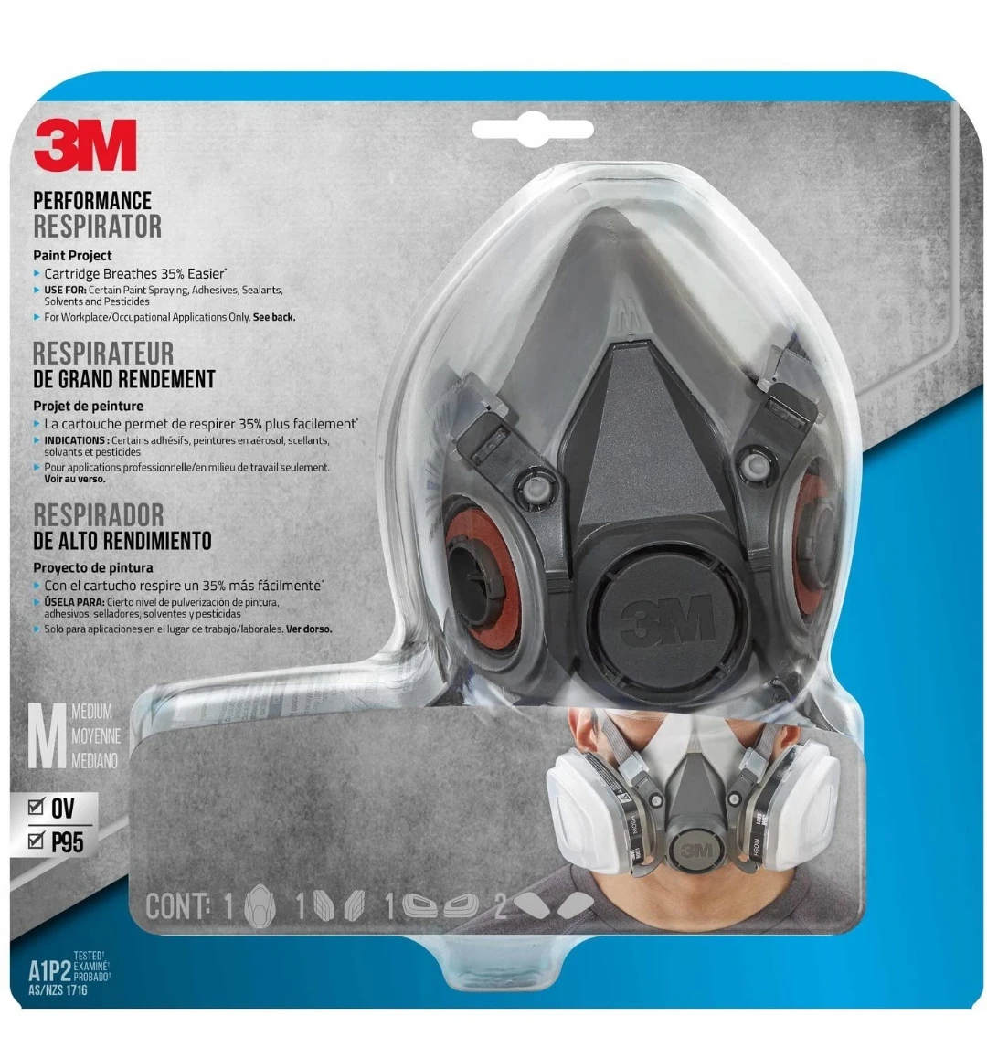 60%OFF Brand New 3M Safety Half Facepiece Reusable Respirator thumbnail