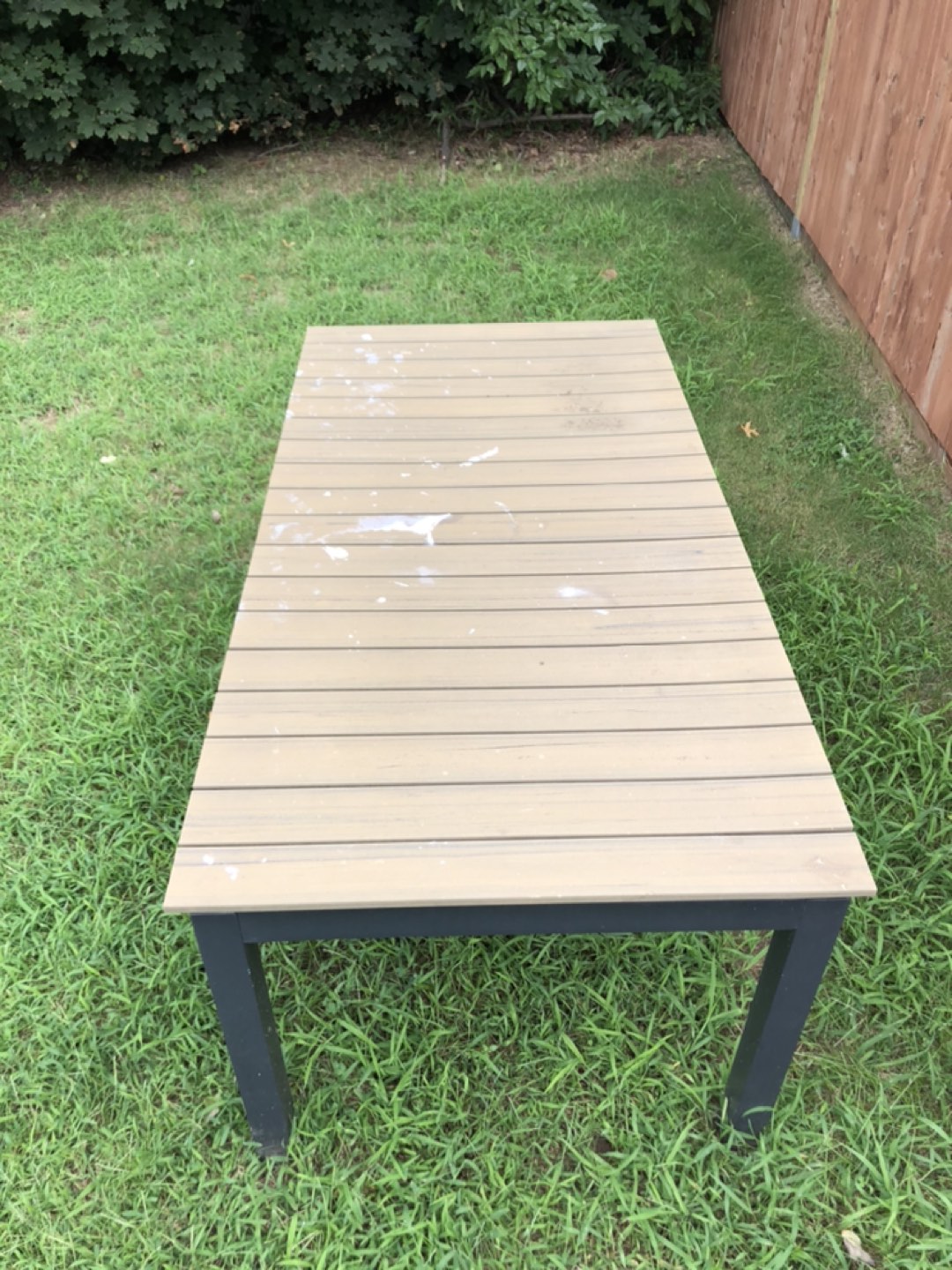 expendable back yard table with chairs - photo 3