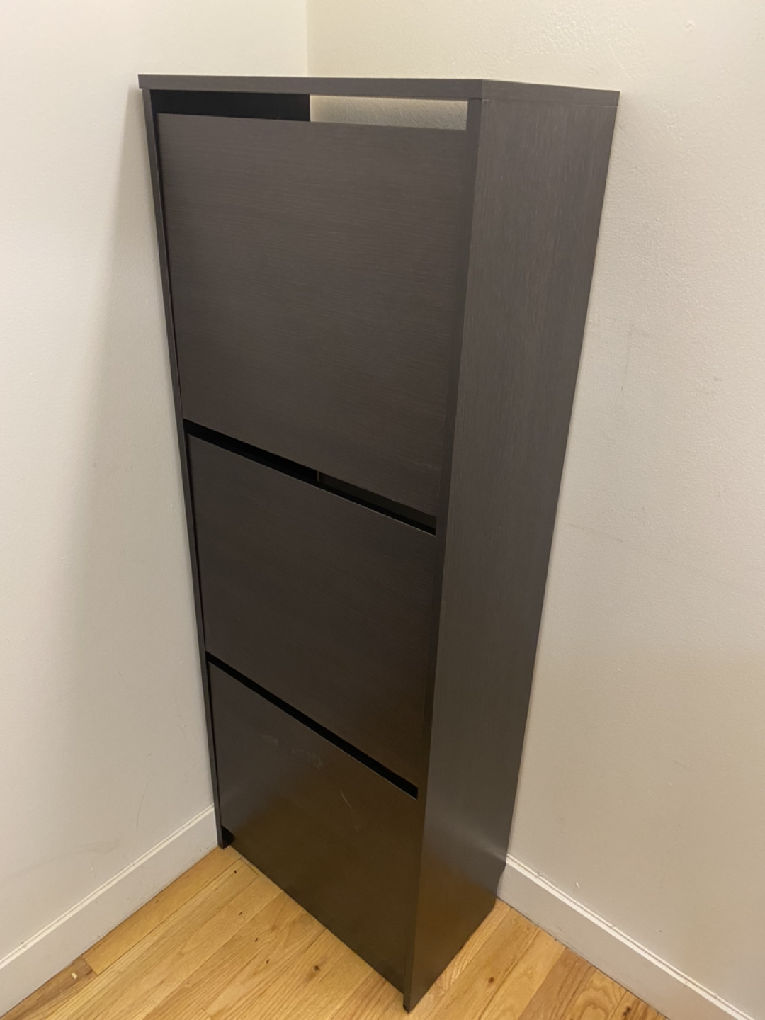 BISSA Shoe cabinet with 3 compartments - $15 (Midtown East)
