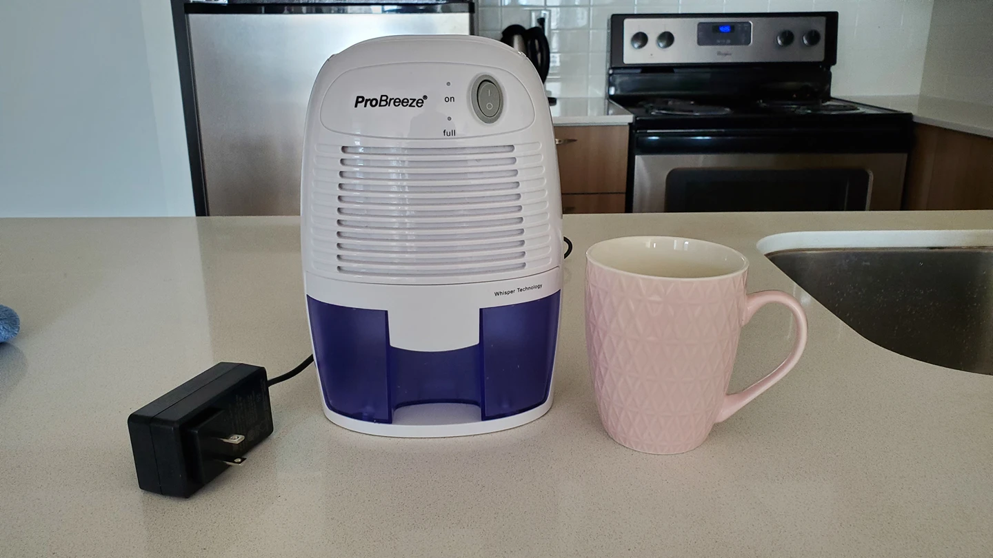 Small dehumidifier 215 sf coverage