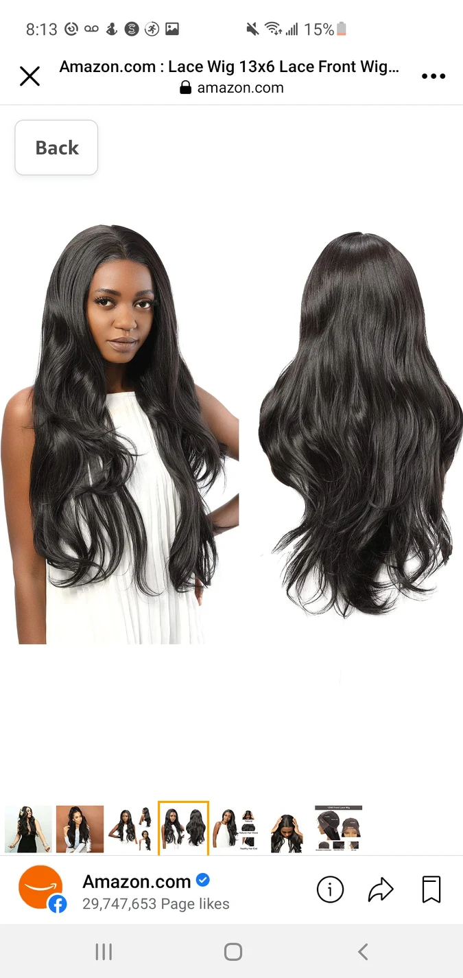 Lace Wig 13x6 Lace Front Wigs For Black Women Like Human Hair - photo 3