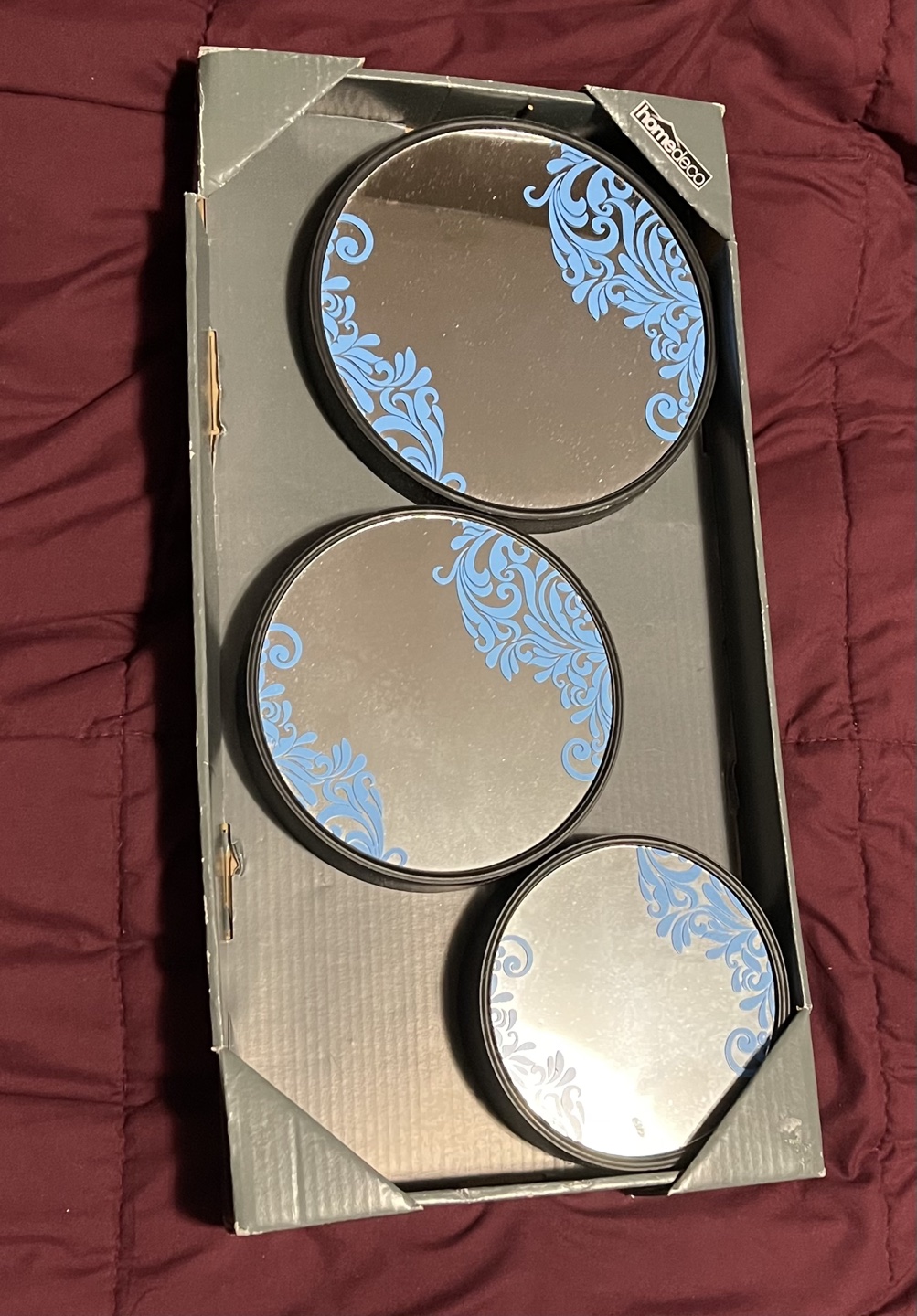 Mirror Plate Decor Set #freecycle  - photo 2