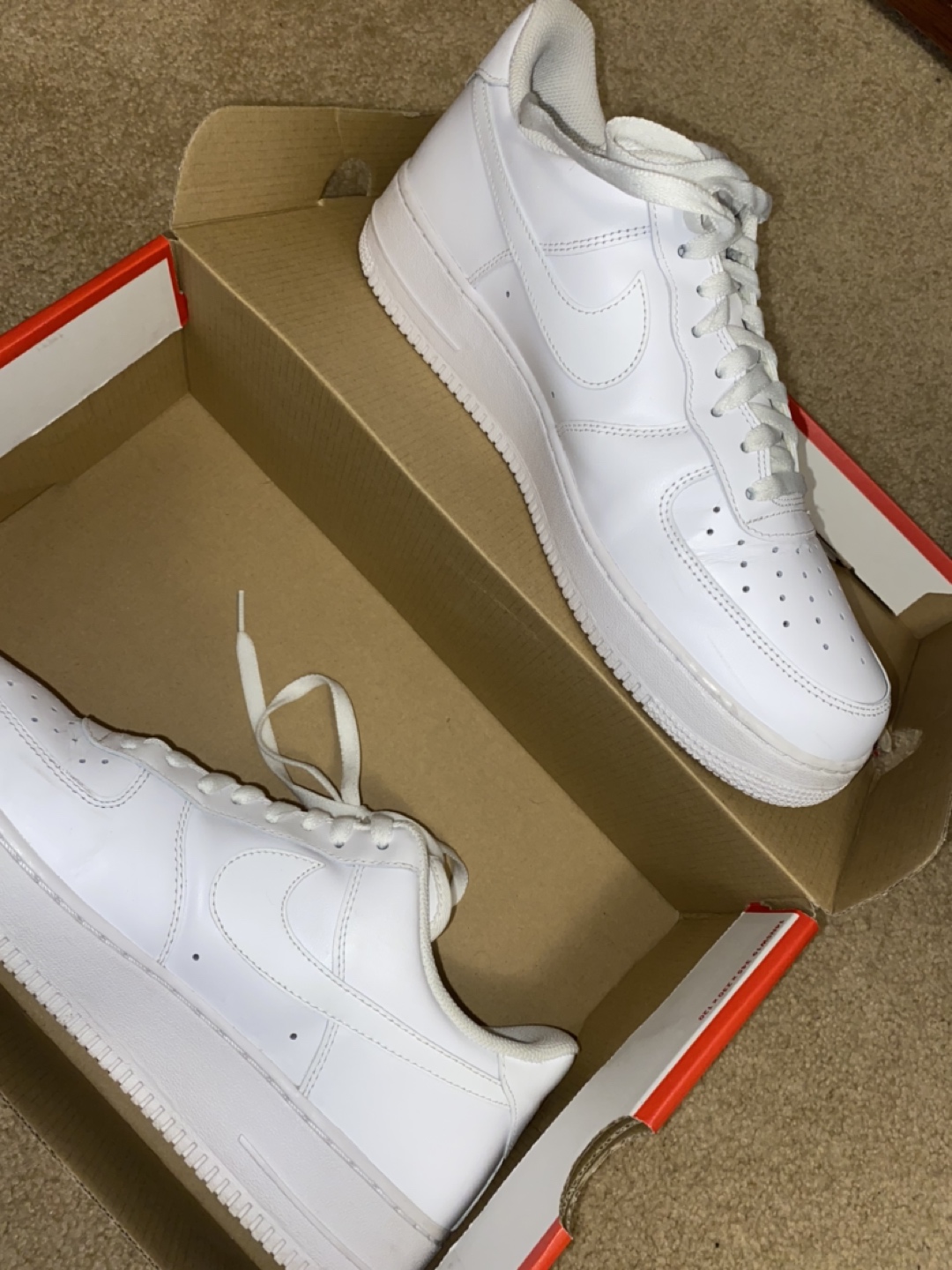 Size 12 White Air Force 1 ‘07 