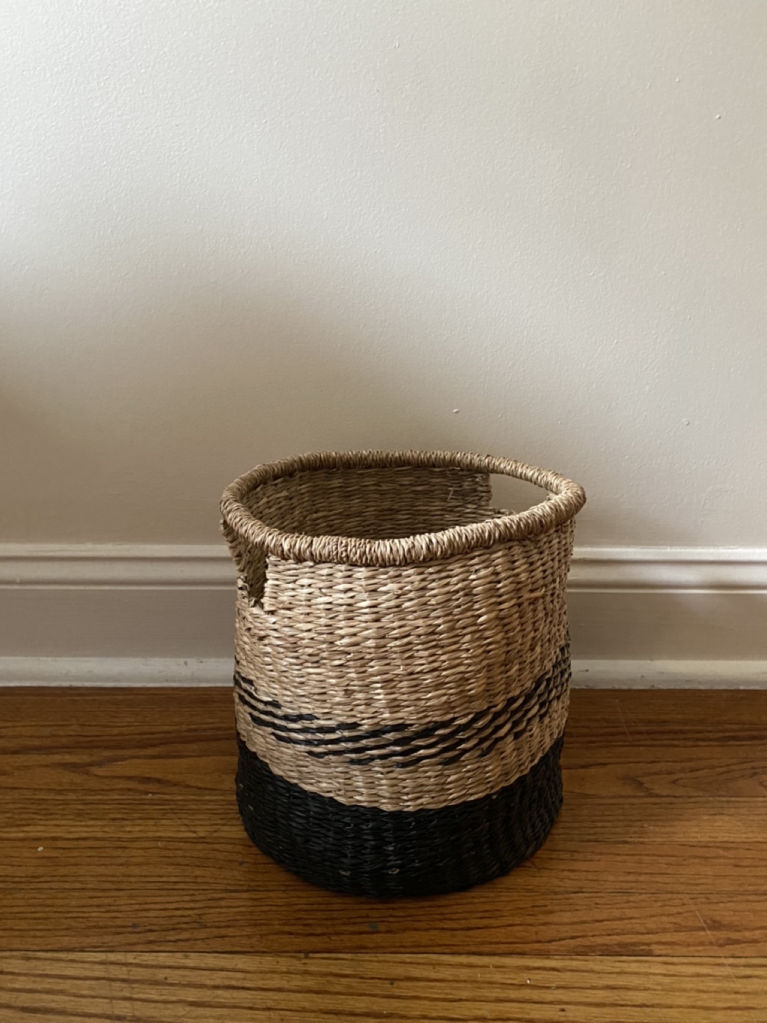 Woven Basket 11inx11in & DIY Wood Flowerpot 