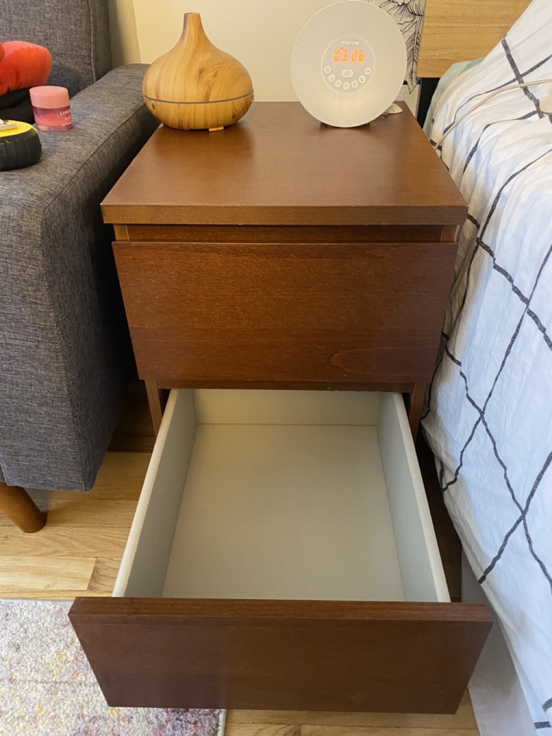 IKEA MALM 2-drawer nightstand - $20 (midtown East) - photo 3