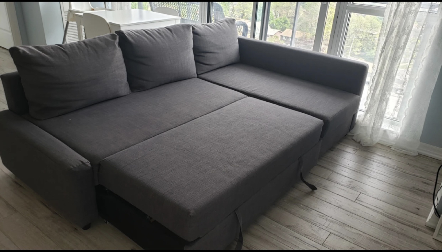 IKEA Sofa bed with storage  - photo 2