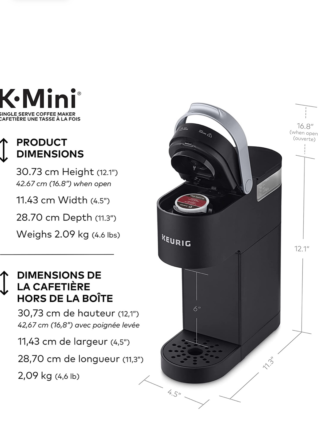 Keurig k-mini single serve coffee maker - photo 2