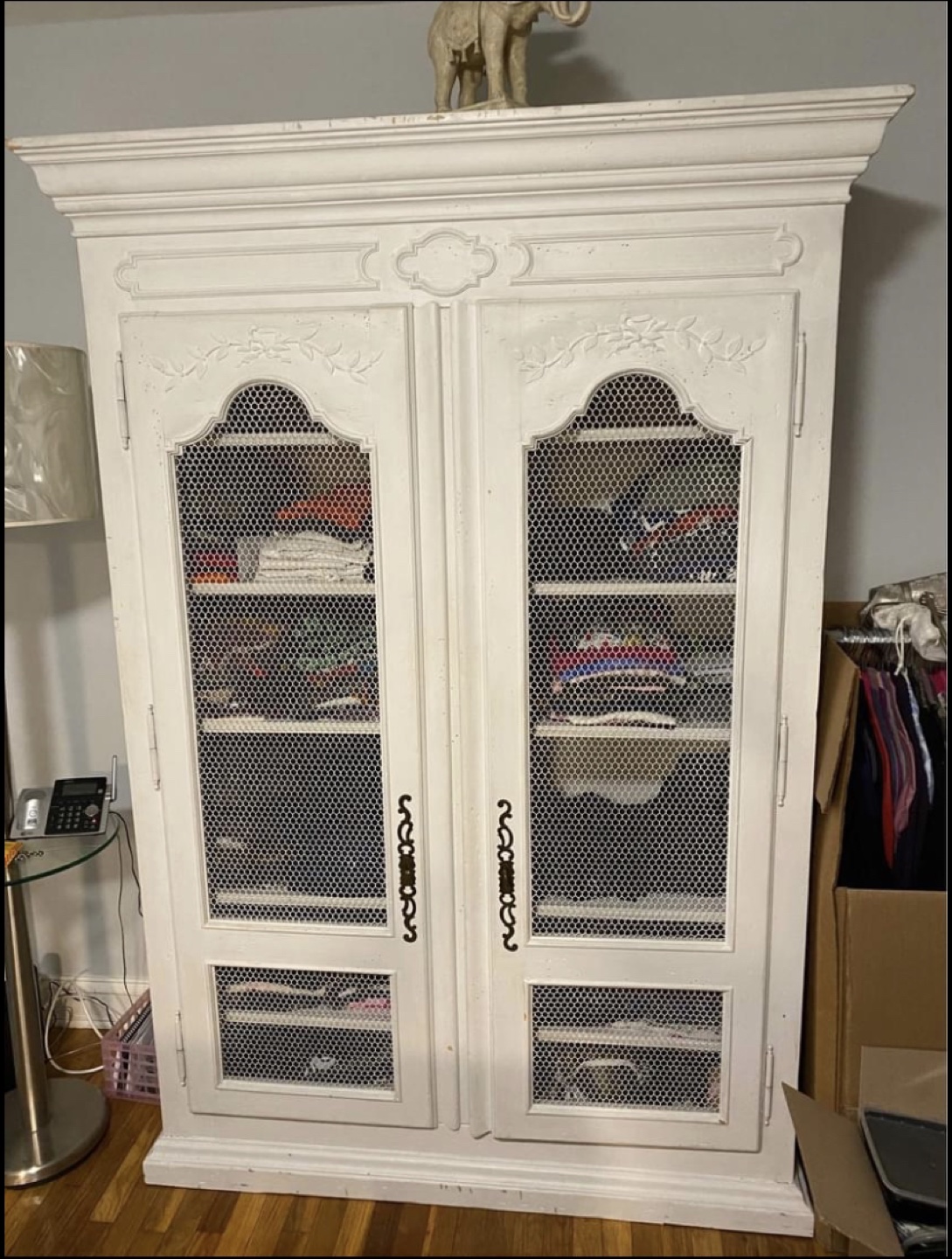 White armoire