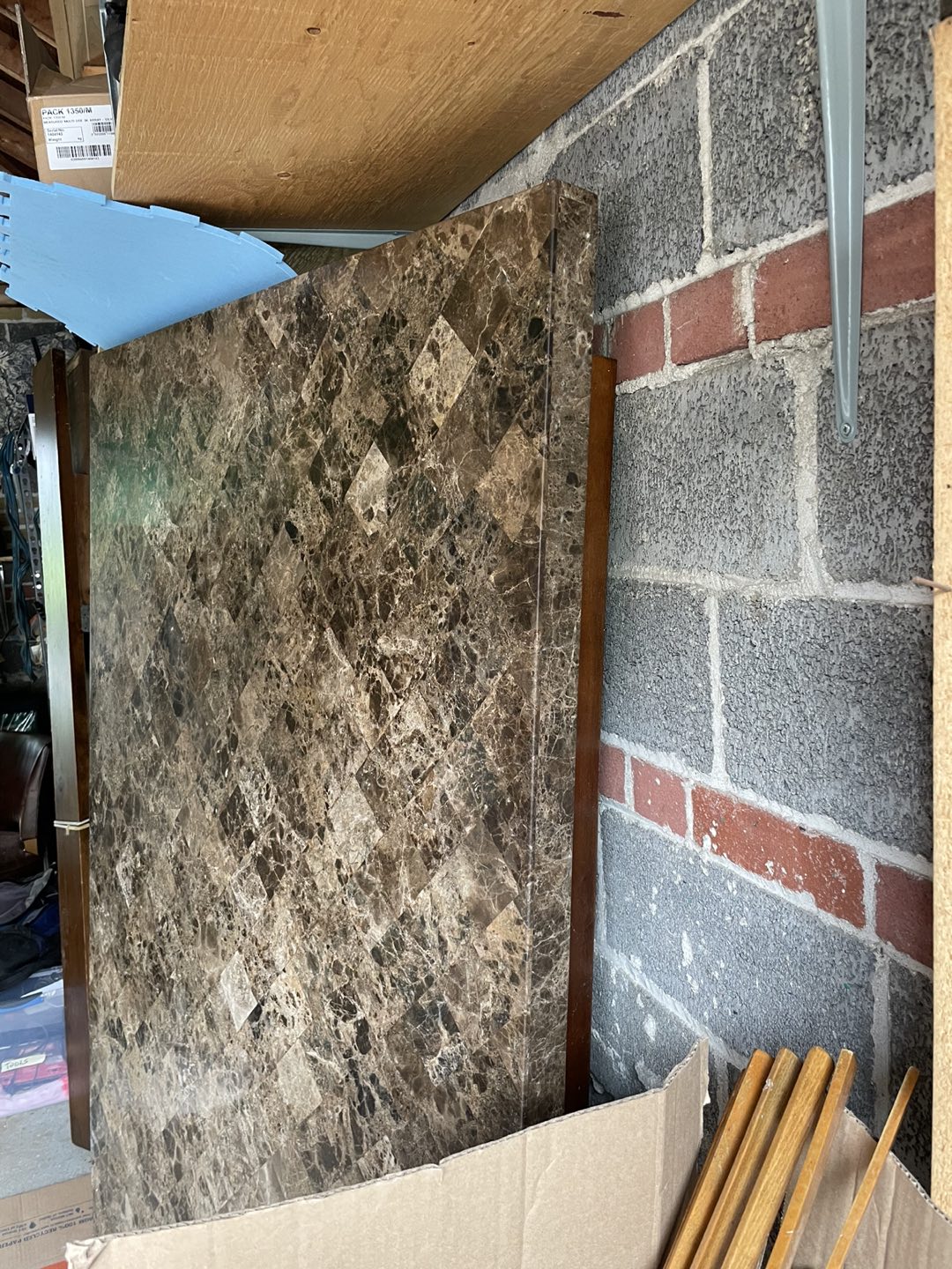 Stone table top. 70.5” x 24”x2”