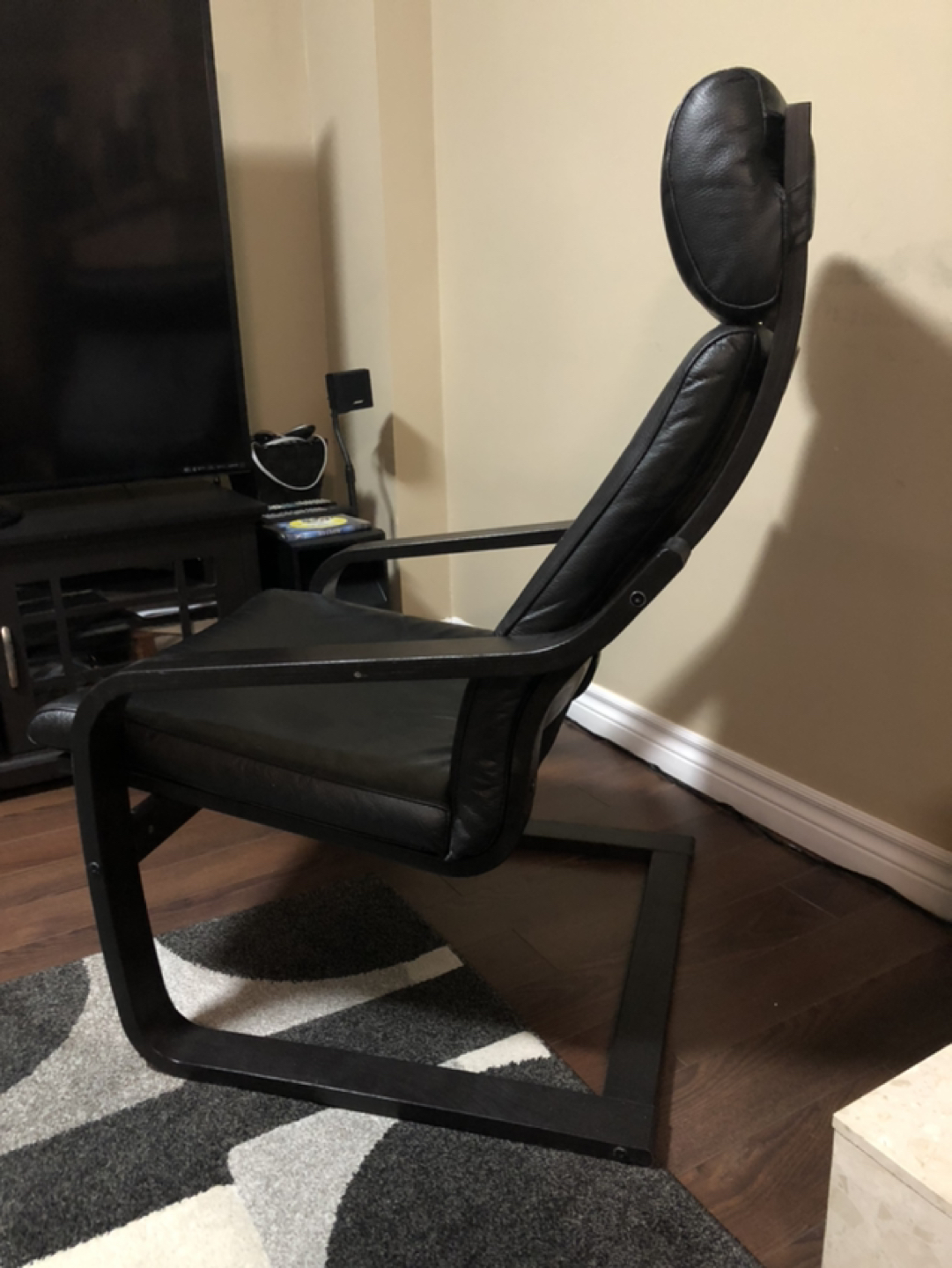 Black leather chairs(set of 2) - photo 4
