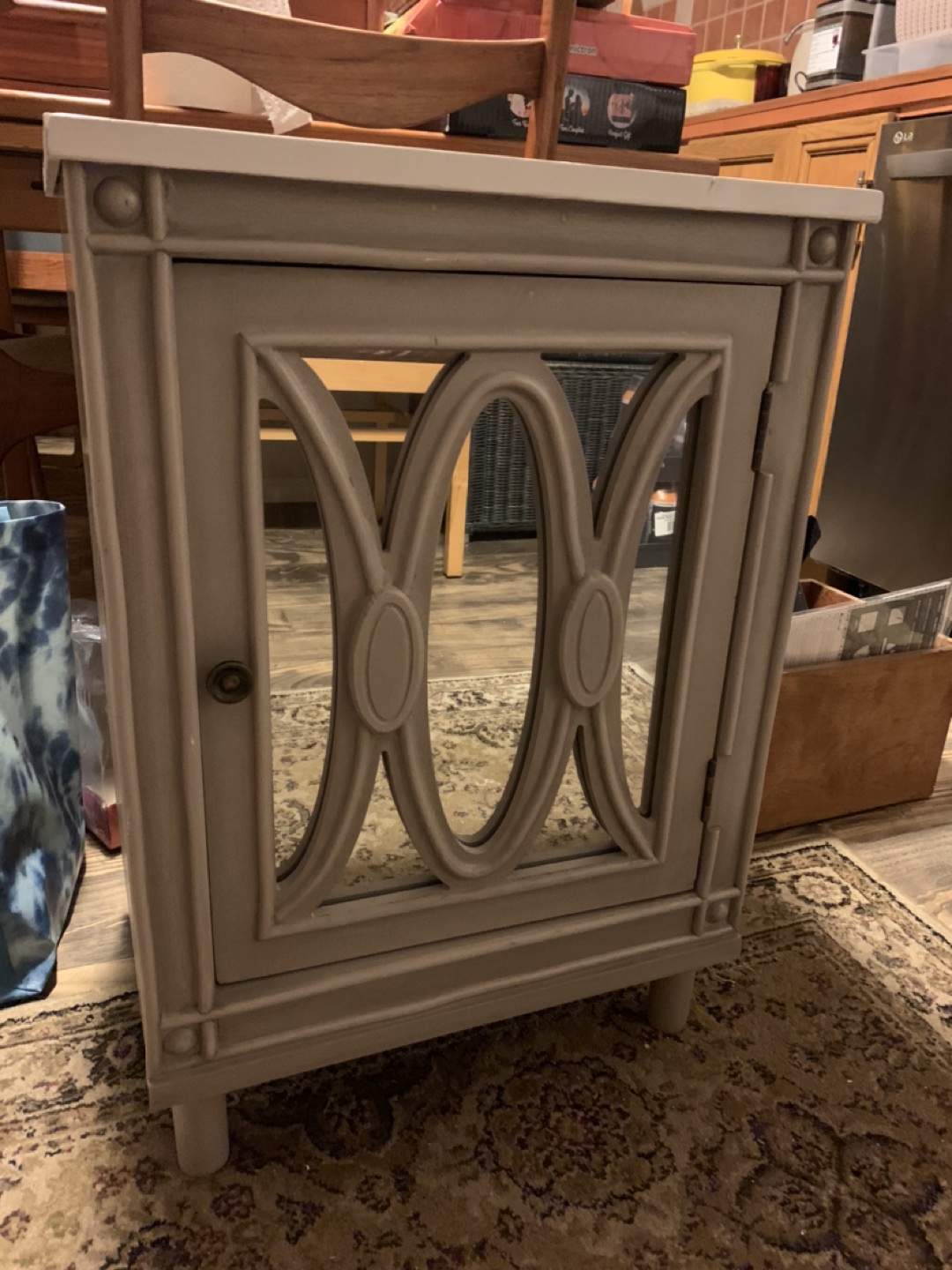Modern mirrror cabinet/nightstand  thumbnail