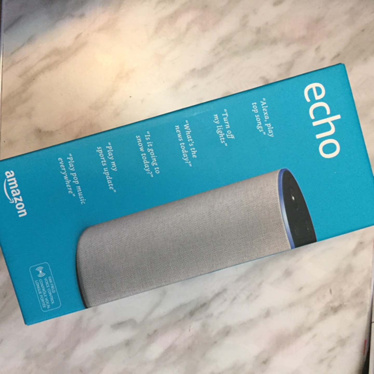 Amazon Echo 2nd generation with Alexa smart speaker 
