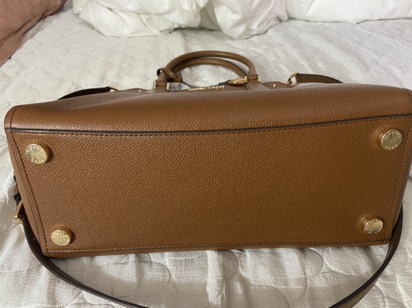 Michael Kors saffiano satchel  image indicator(4)