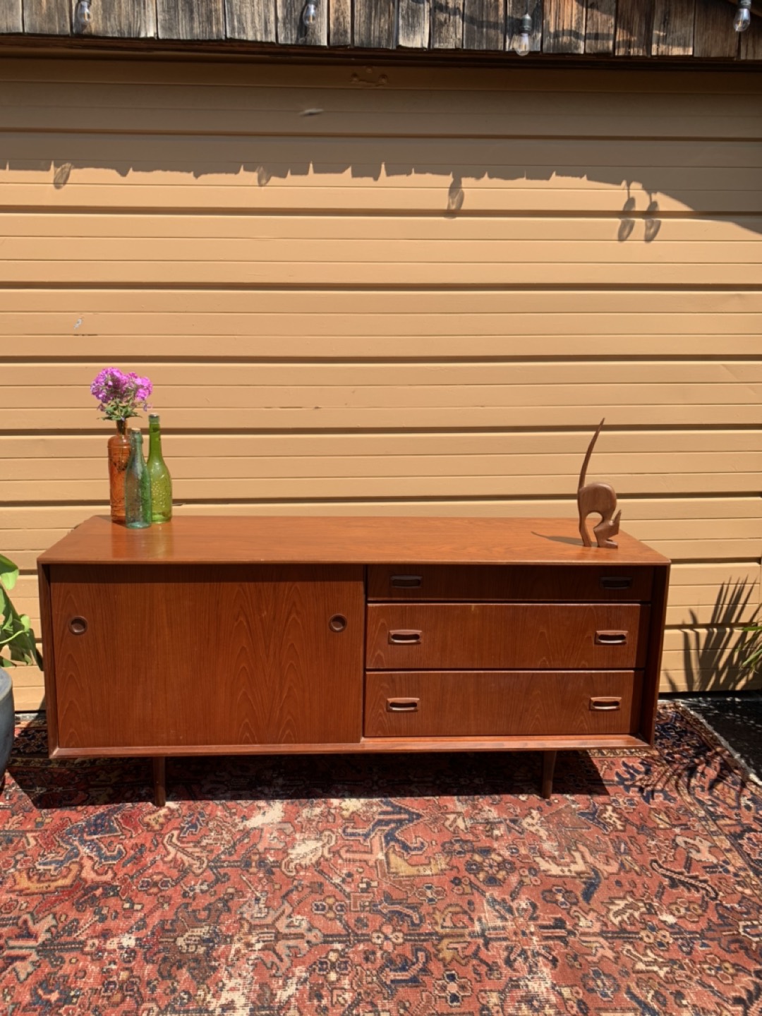 Teak MCM credenza  thumbnail