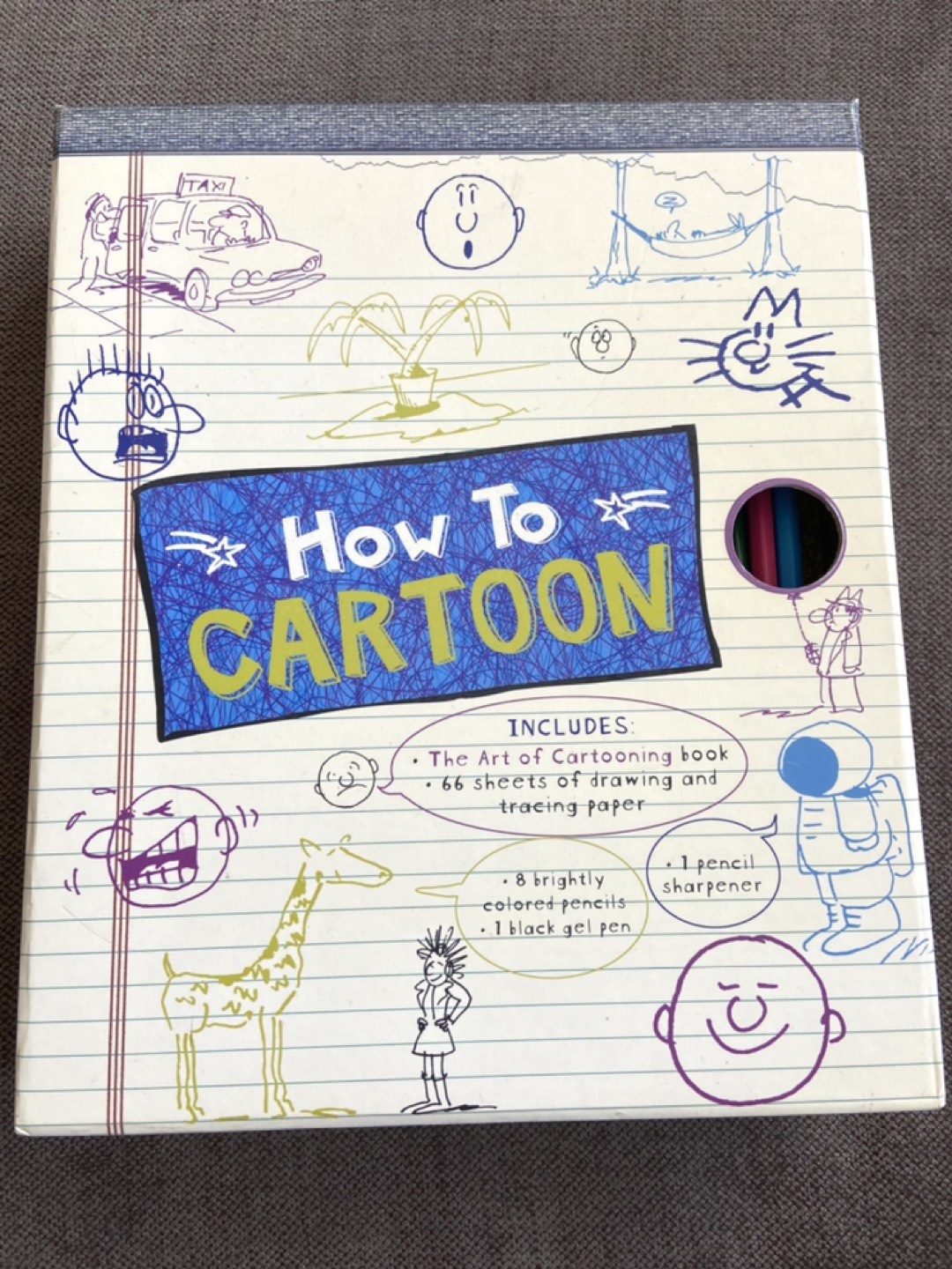 Art kit: how to cartoon (For kids) Freecycle thumbnail
