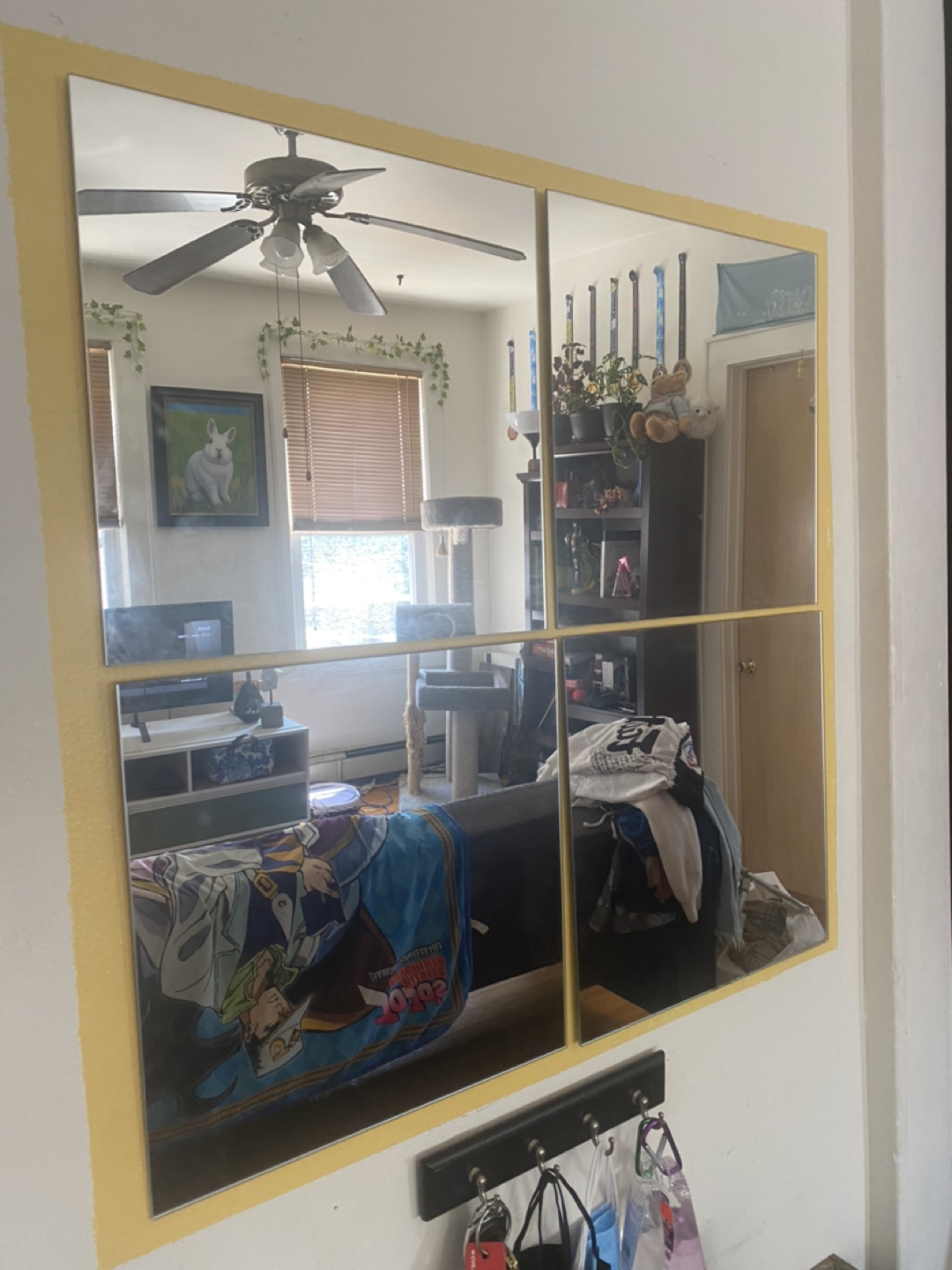 Square mirrors 4 pack