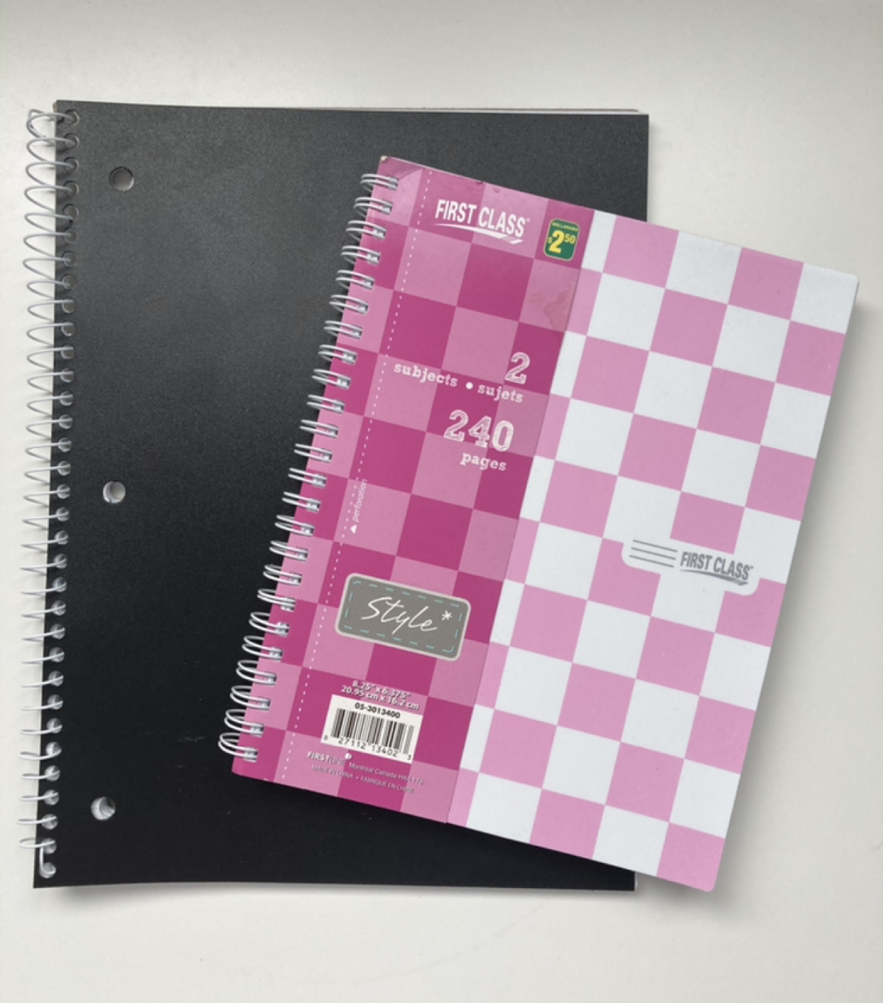 Black & pink notebooks thumbnail