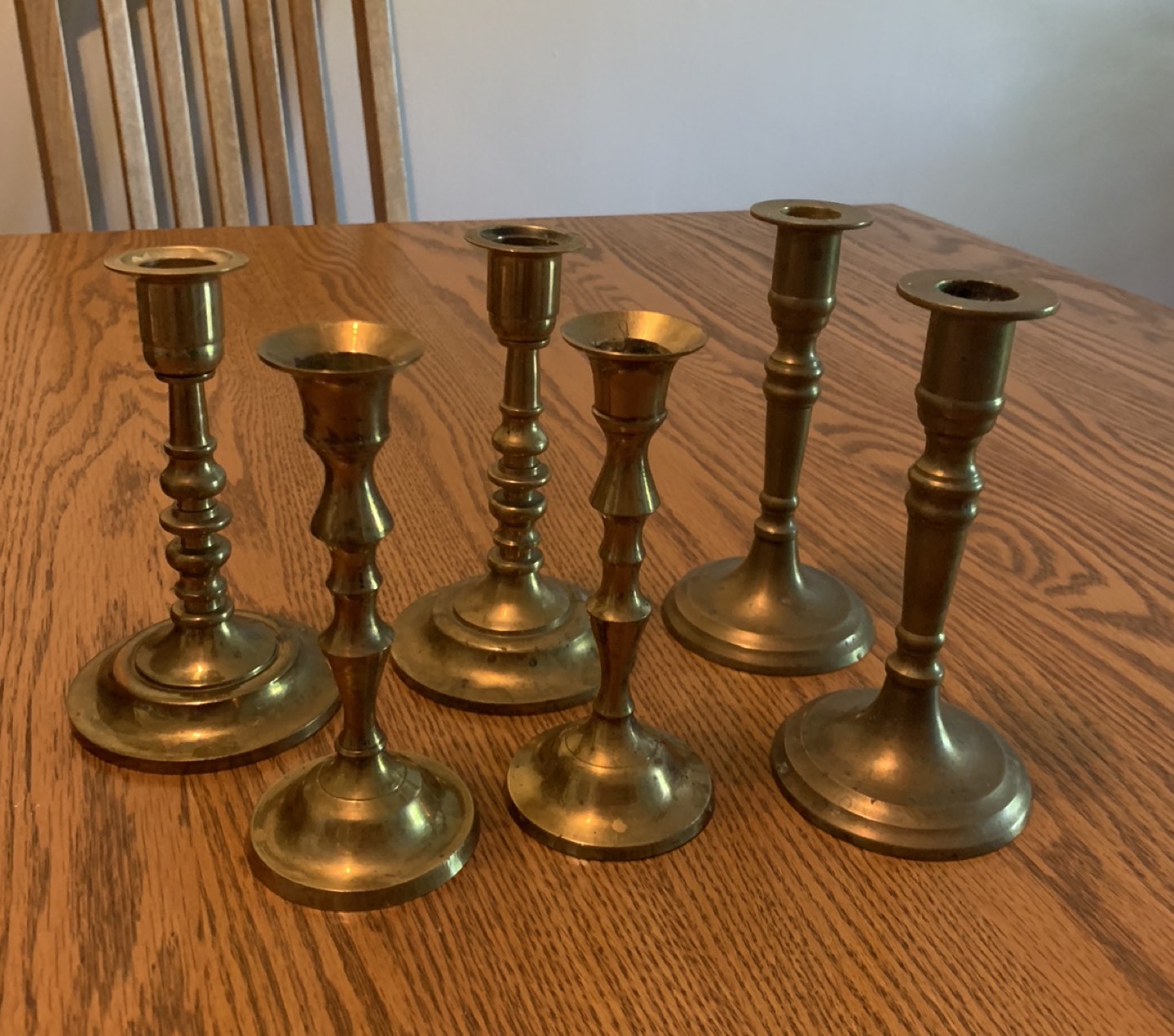 Brass candlesticks  thumbnail