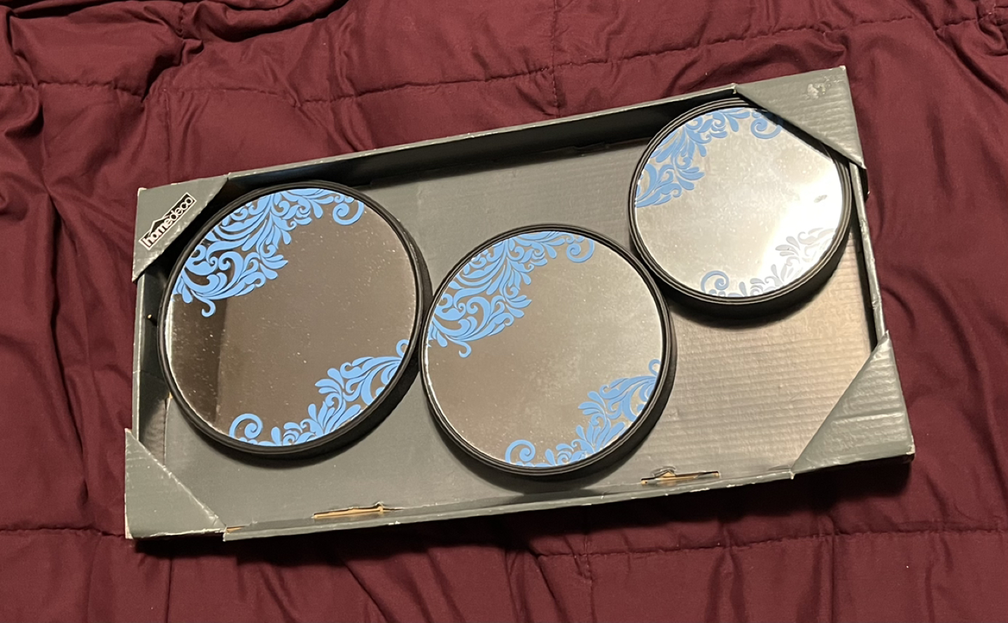 Mirror Plate Decor Set #freecycle 