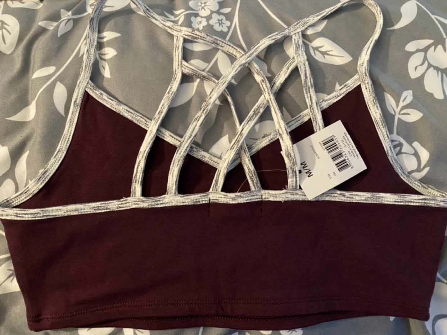 Burgundy Bralette image indicator(3)