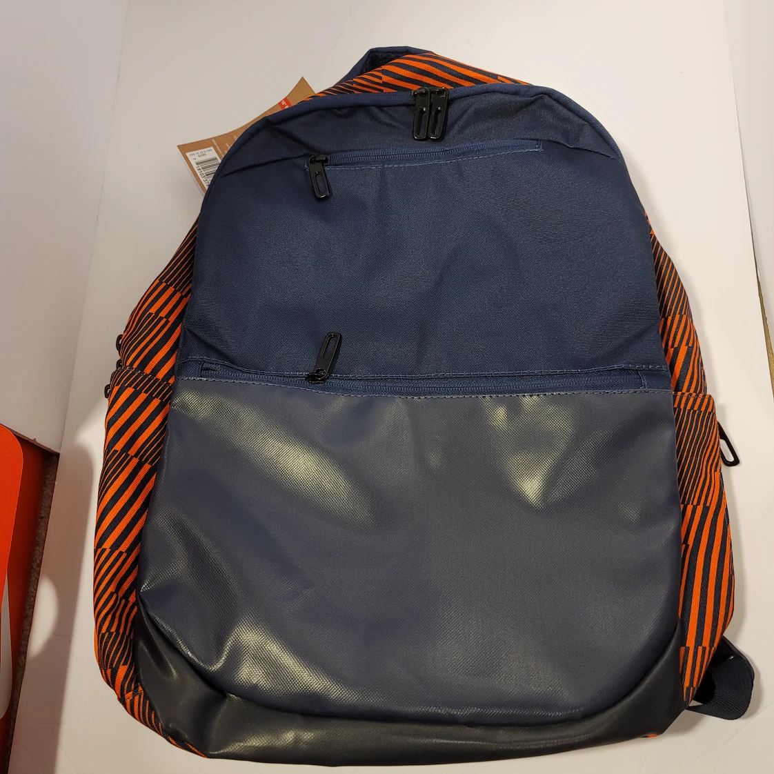 Back to School Student Backpack New, Blue and Orange - photo 4