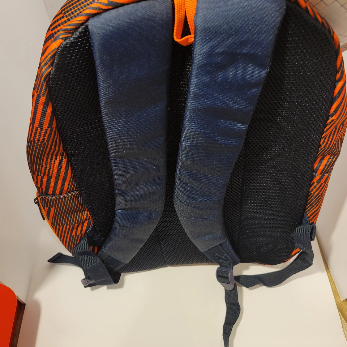 Back to School Student Backpack New, Blue and Orange - photo 2