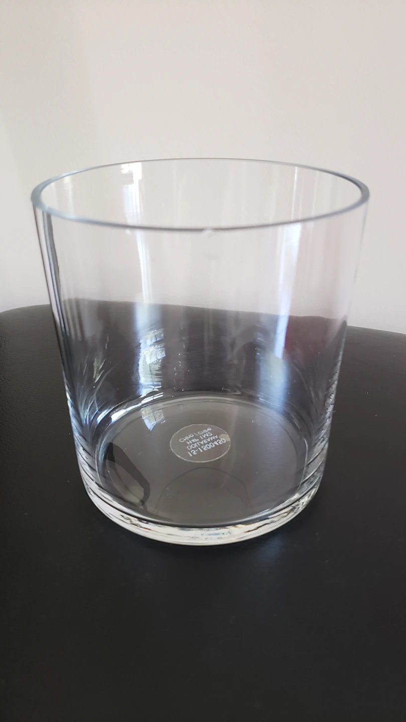 Glass plate and vase #willowdale image indicator(2)