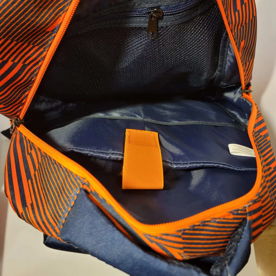 Back to School Student Backpack New, Blue and Orange - photo 3