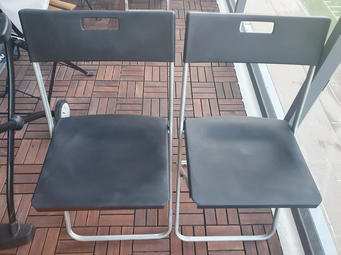 2 Ikea Gunde folding chairs - photo 2