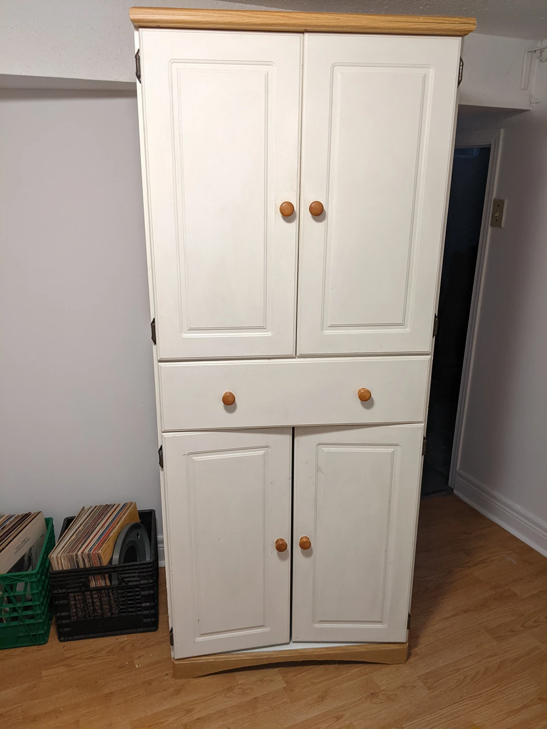 Tall cabinet with drawer #freecycle