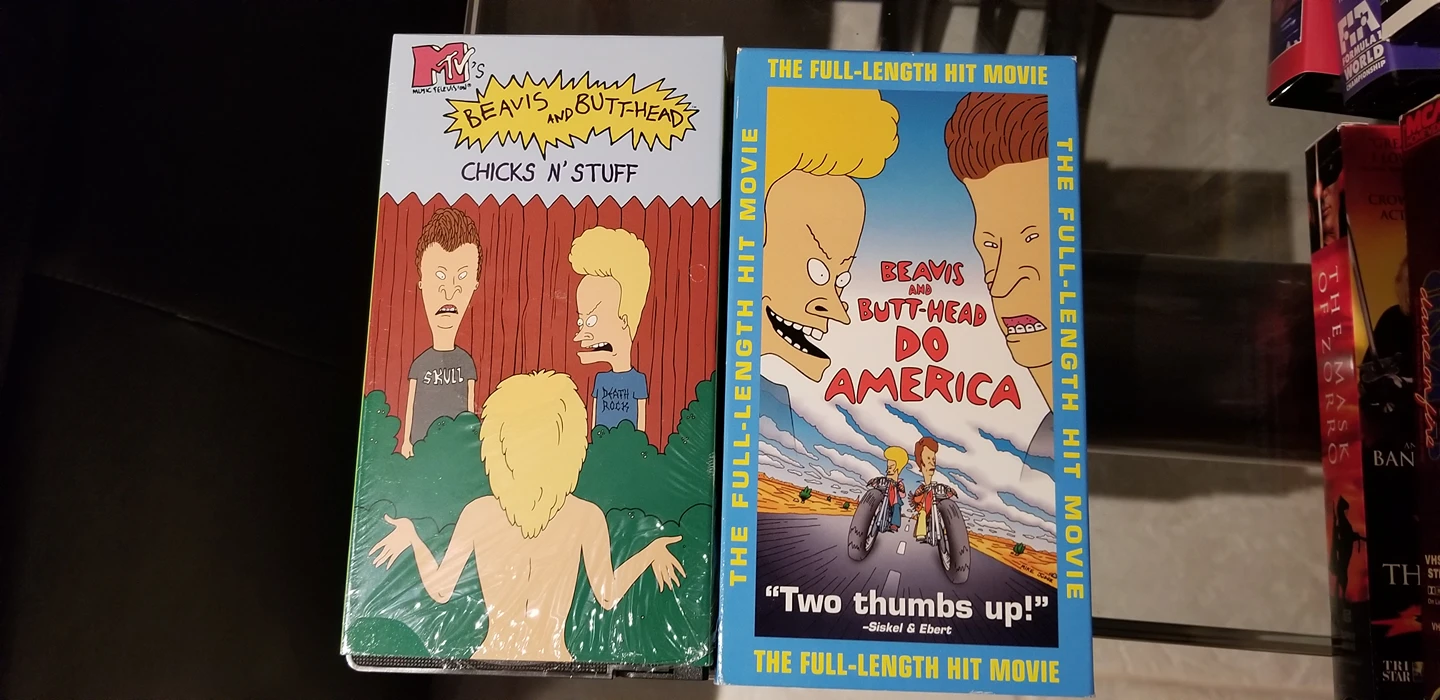 Beavis and Butthead vhs videos -2