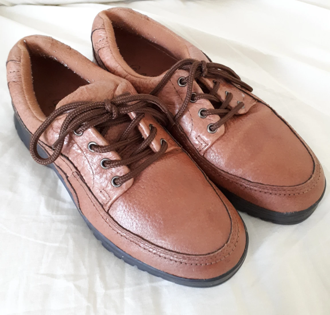 Mens Arnold Palmer Size 7.5 Comfort Walking Shoes Brown Leather thumbnail