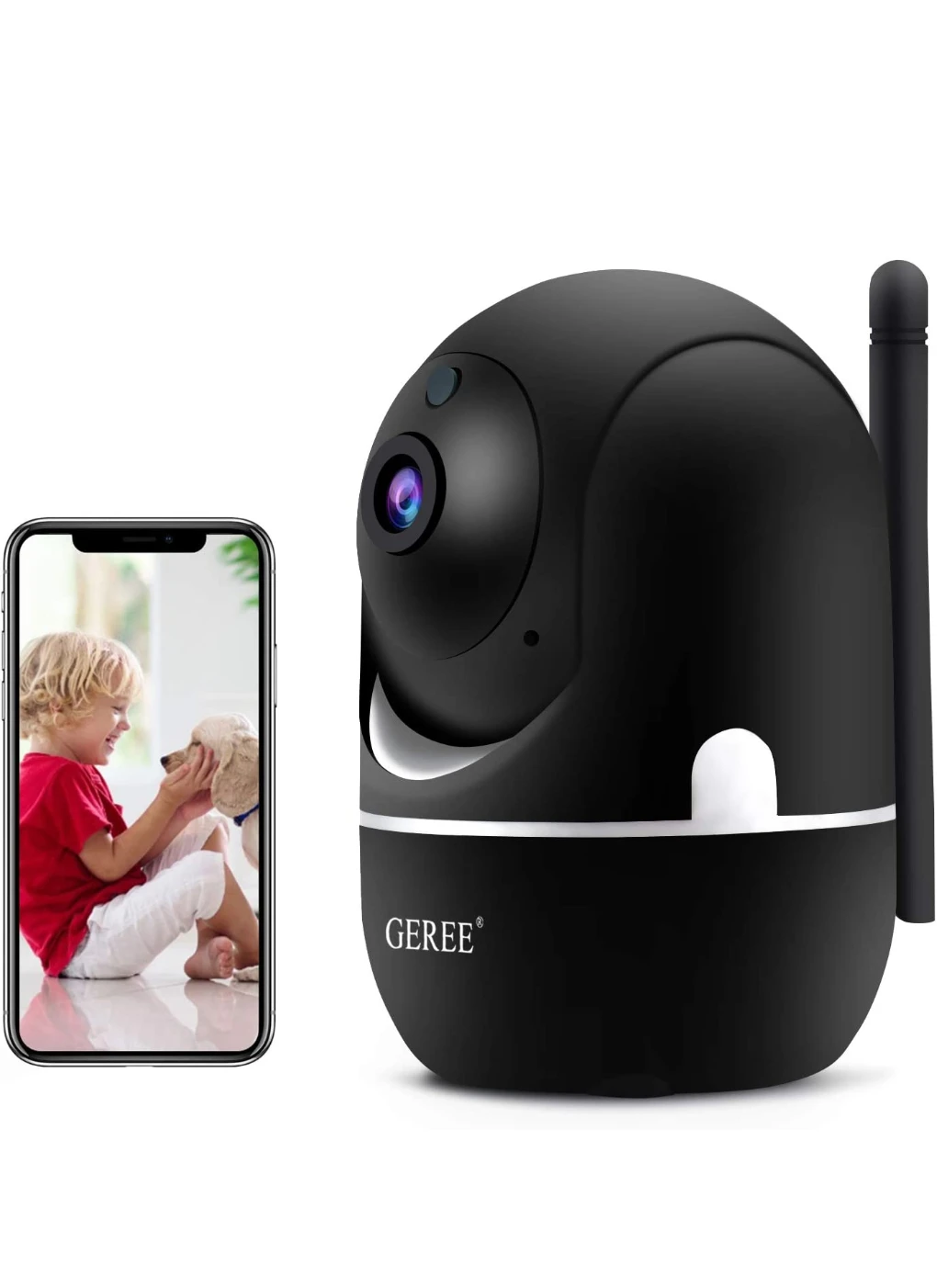 New GEREE 360° Wi-Fi Cloud Camera 3D Navigation Positioning thumbnail