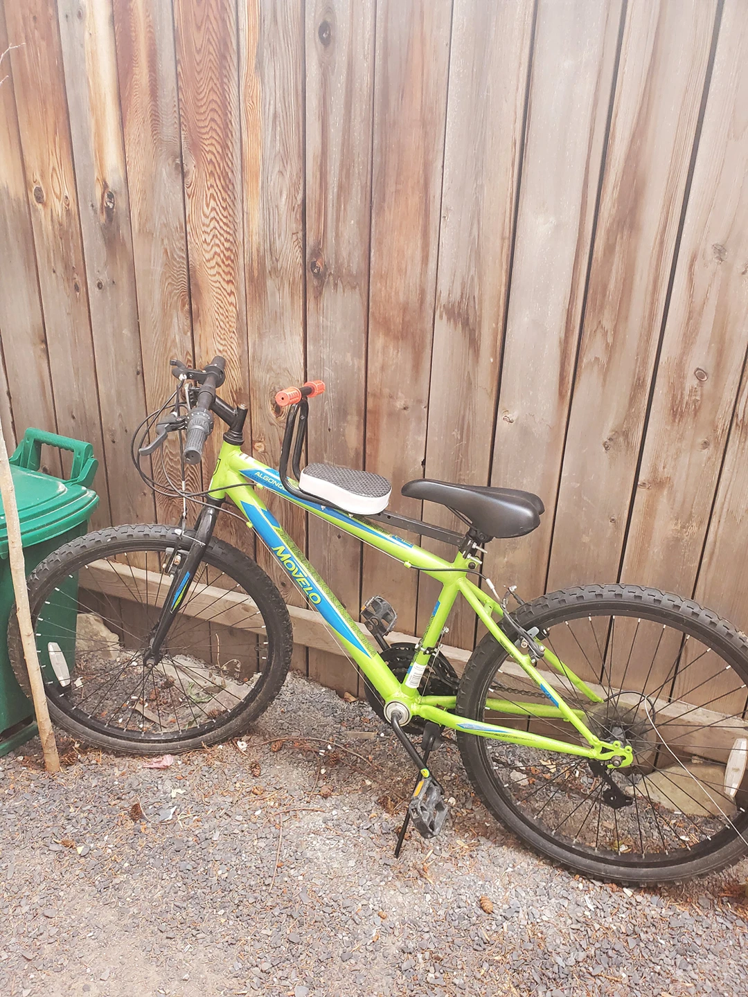 Bike with 2 helmets