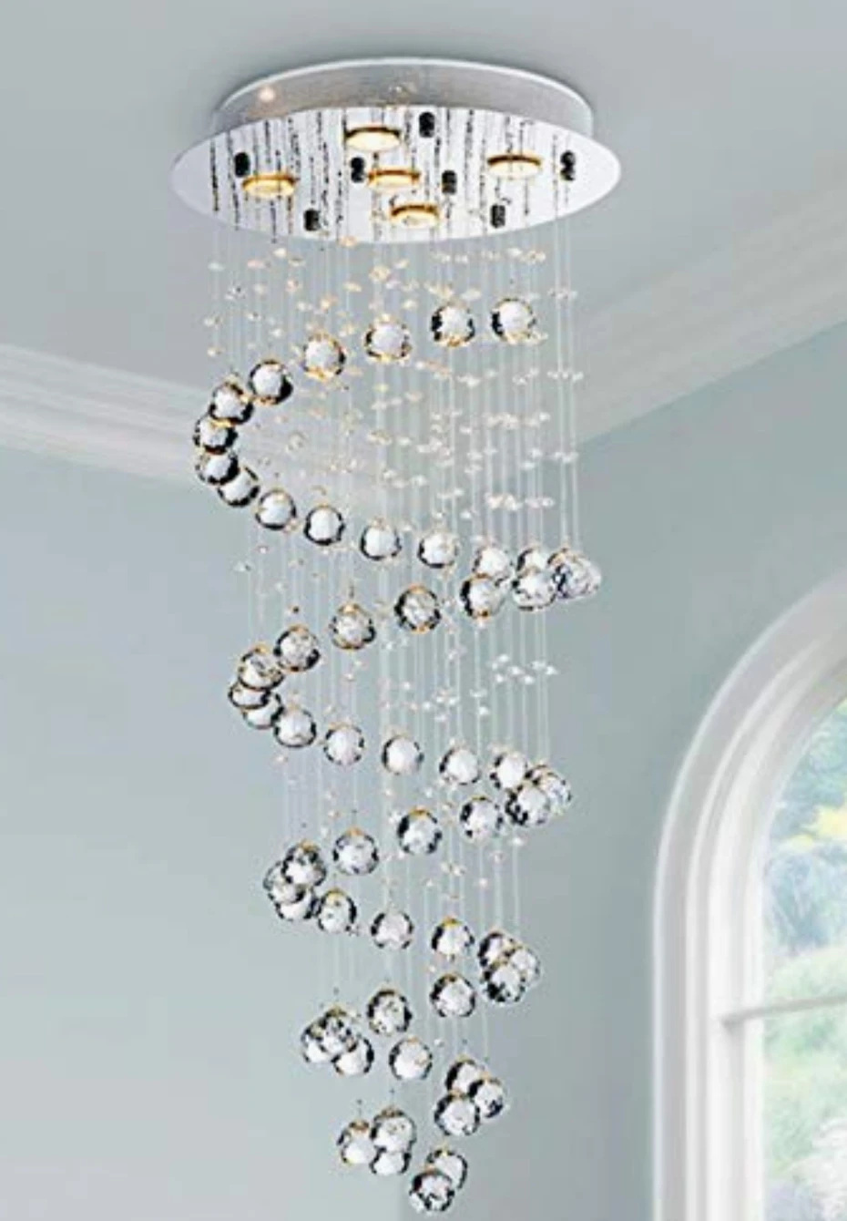 Saint mossi rain drops crystal chandelier thumbnail