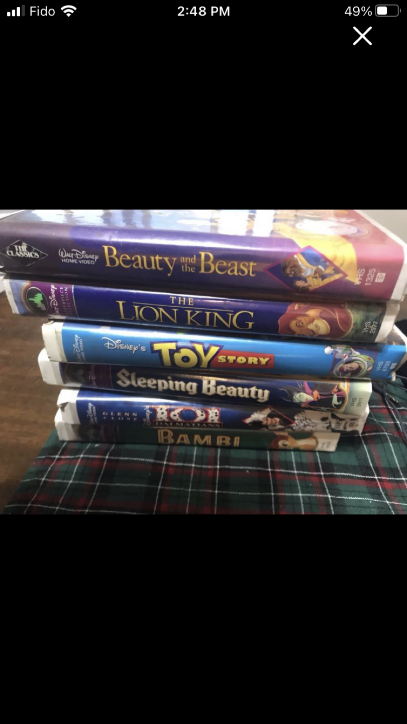 Disney vhs movies