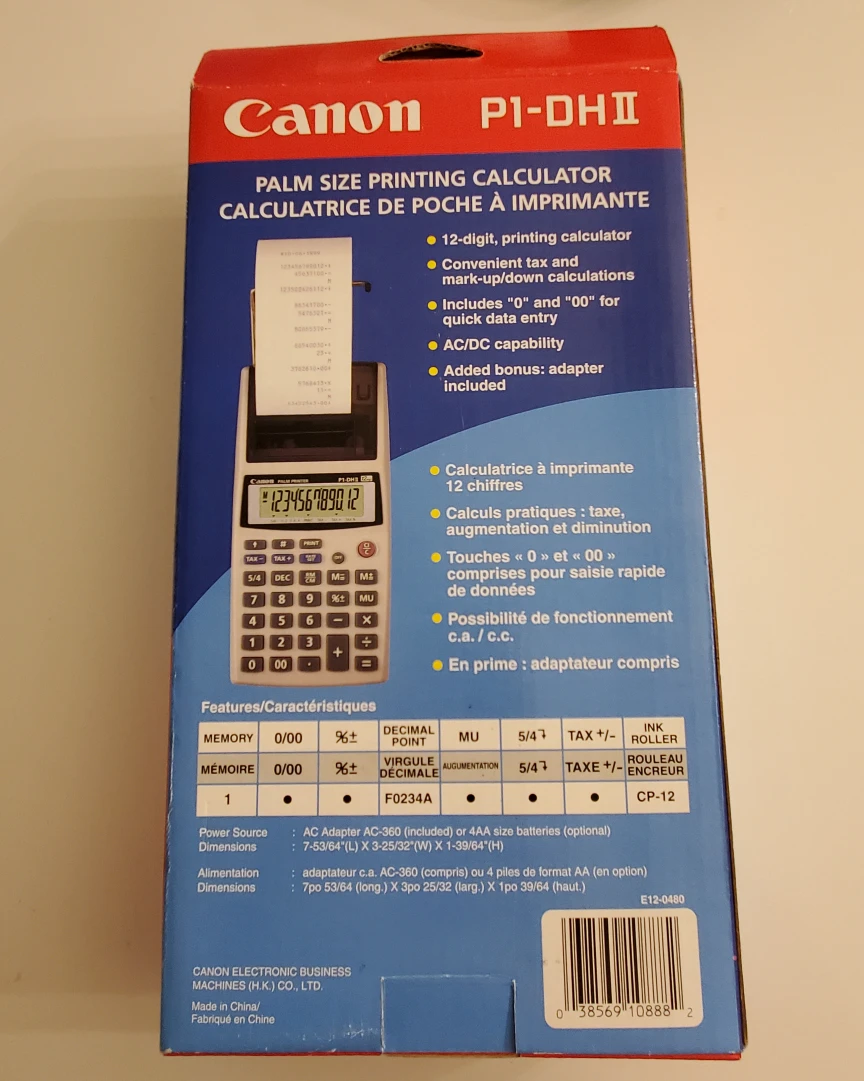 Canon Printing Calculator - photo 2