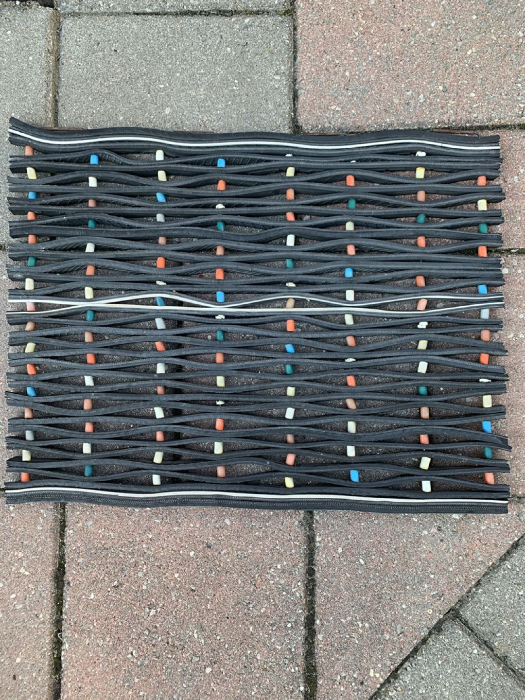 Rubber door mat
