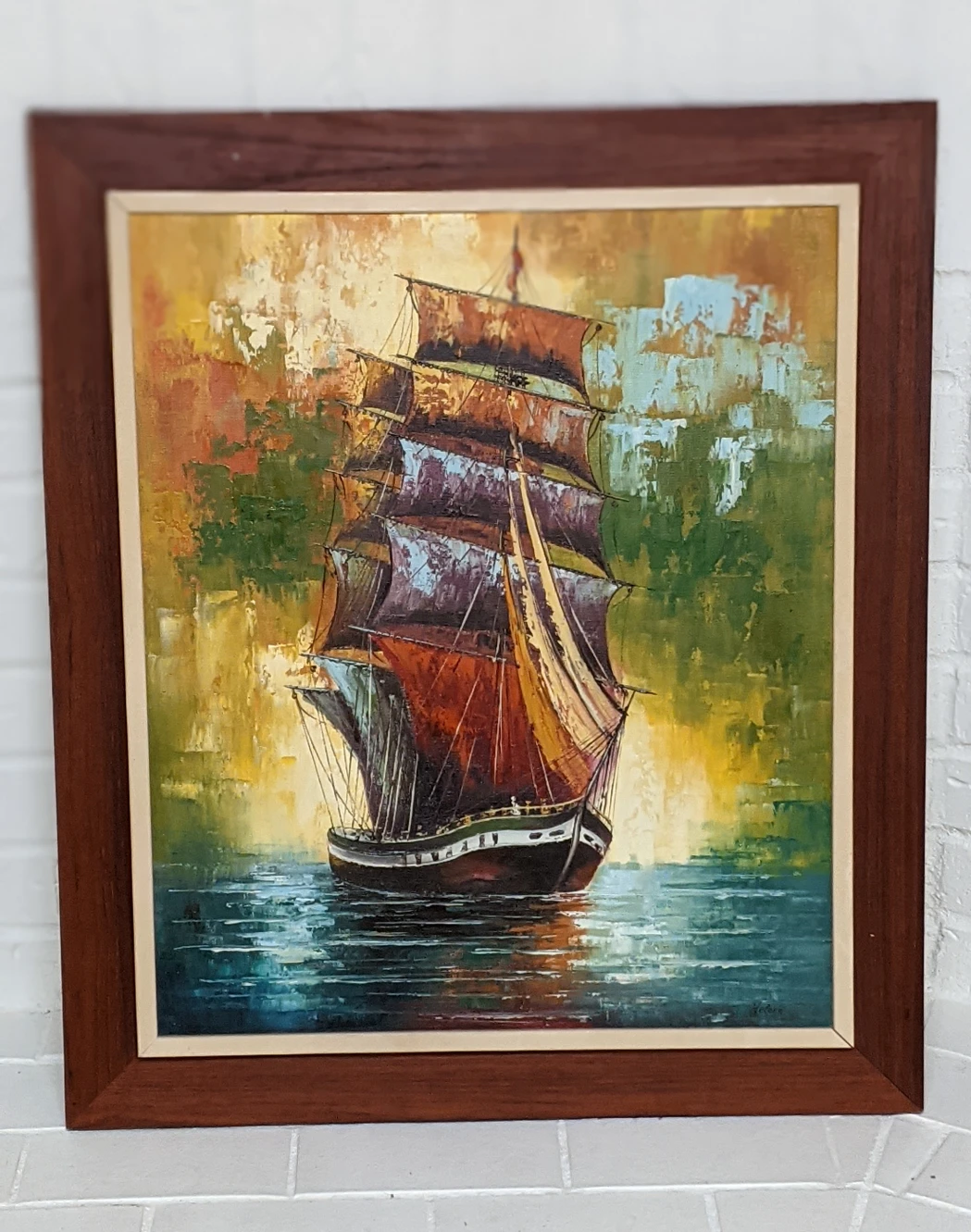 Beautiful medium-big size  painting . thumbnail