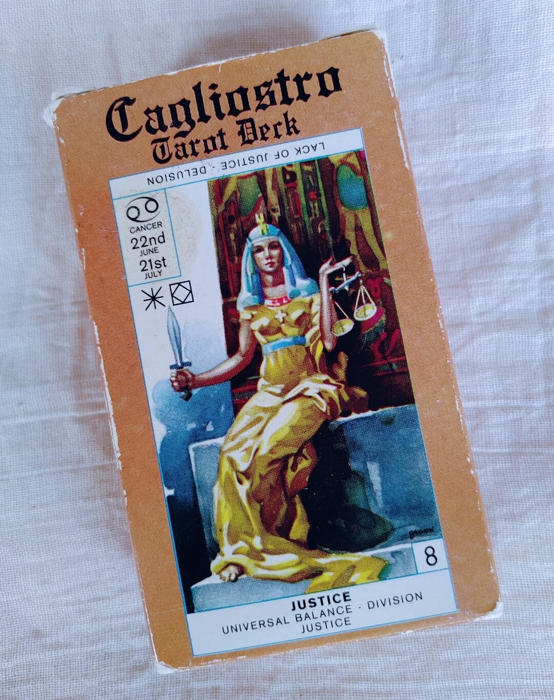 RARE Vintage 1981 Cagliostro TAROT CARDS Deck Unused COMPLETE