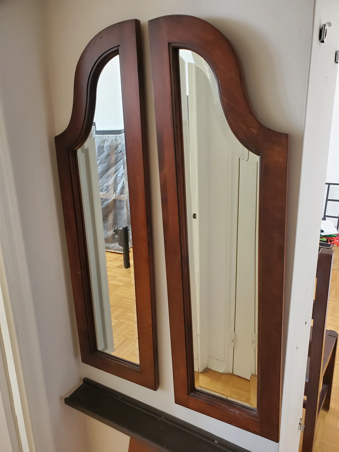 Old Fashioned 2 Piece Mirror thumbnail