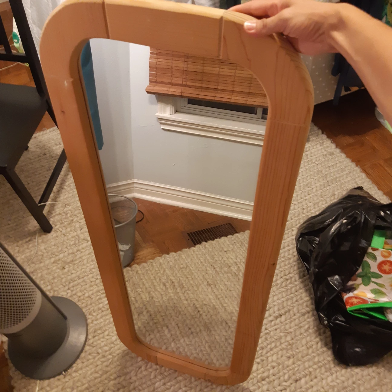 Solid Wood Framed Mirror